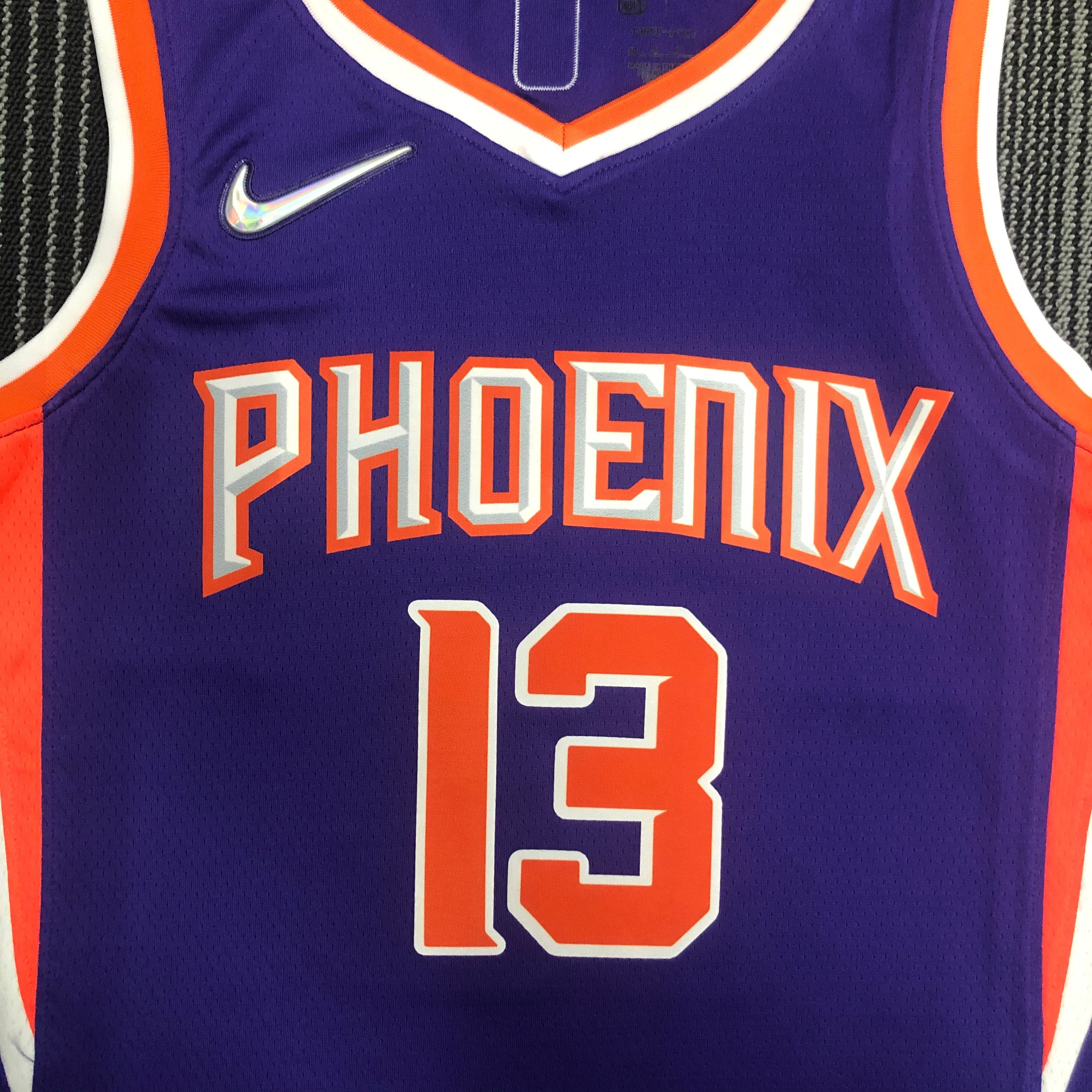NBA Men 75 Anniversary Phoenix Suns Purple #13 NASH Jersey High Quality Name and Number Print - leoleo123123