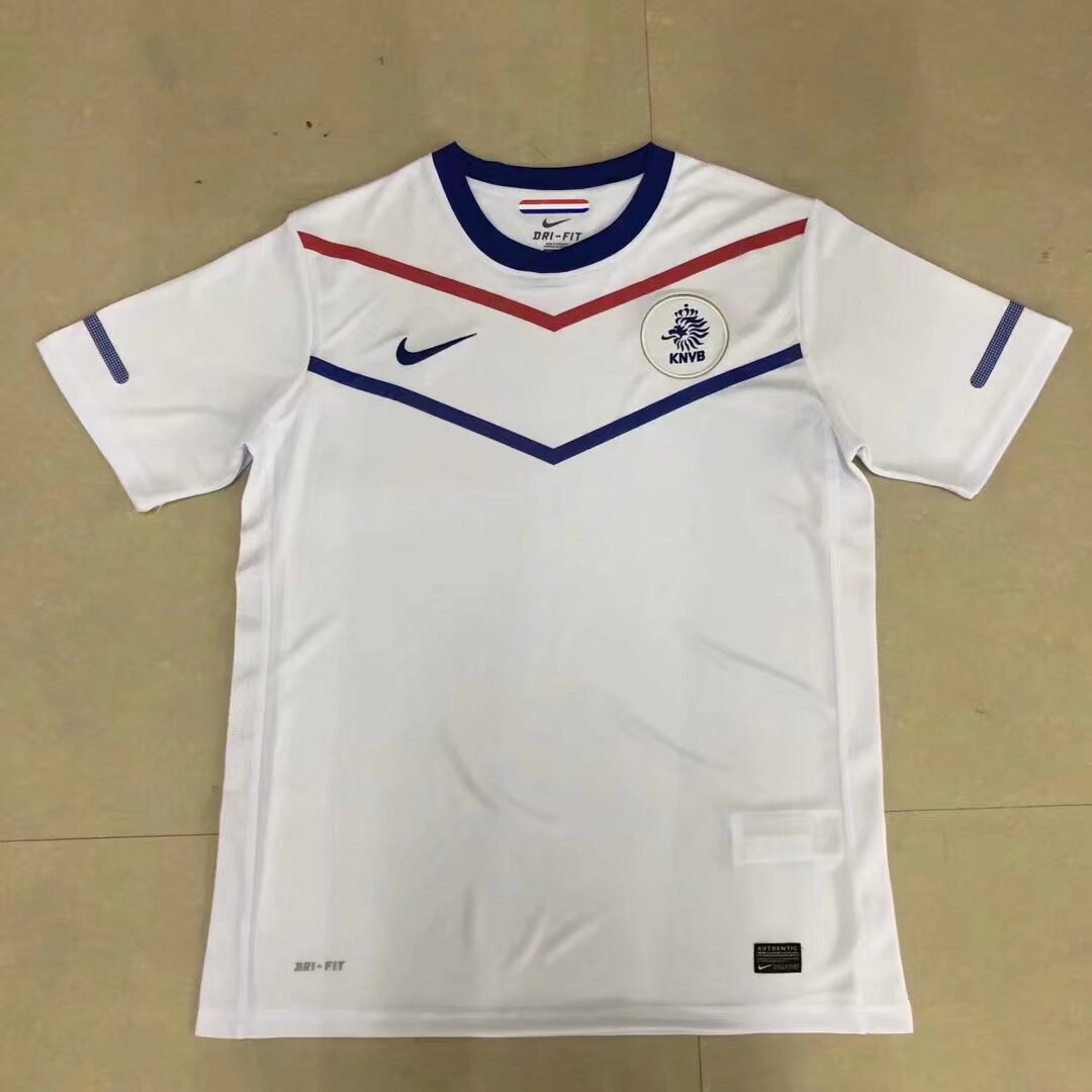 2010 Netherlands Away Retro Jersey - leoleo123123