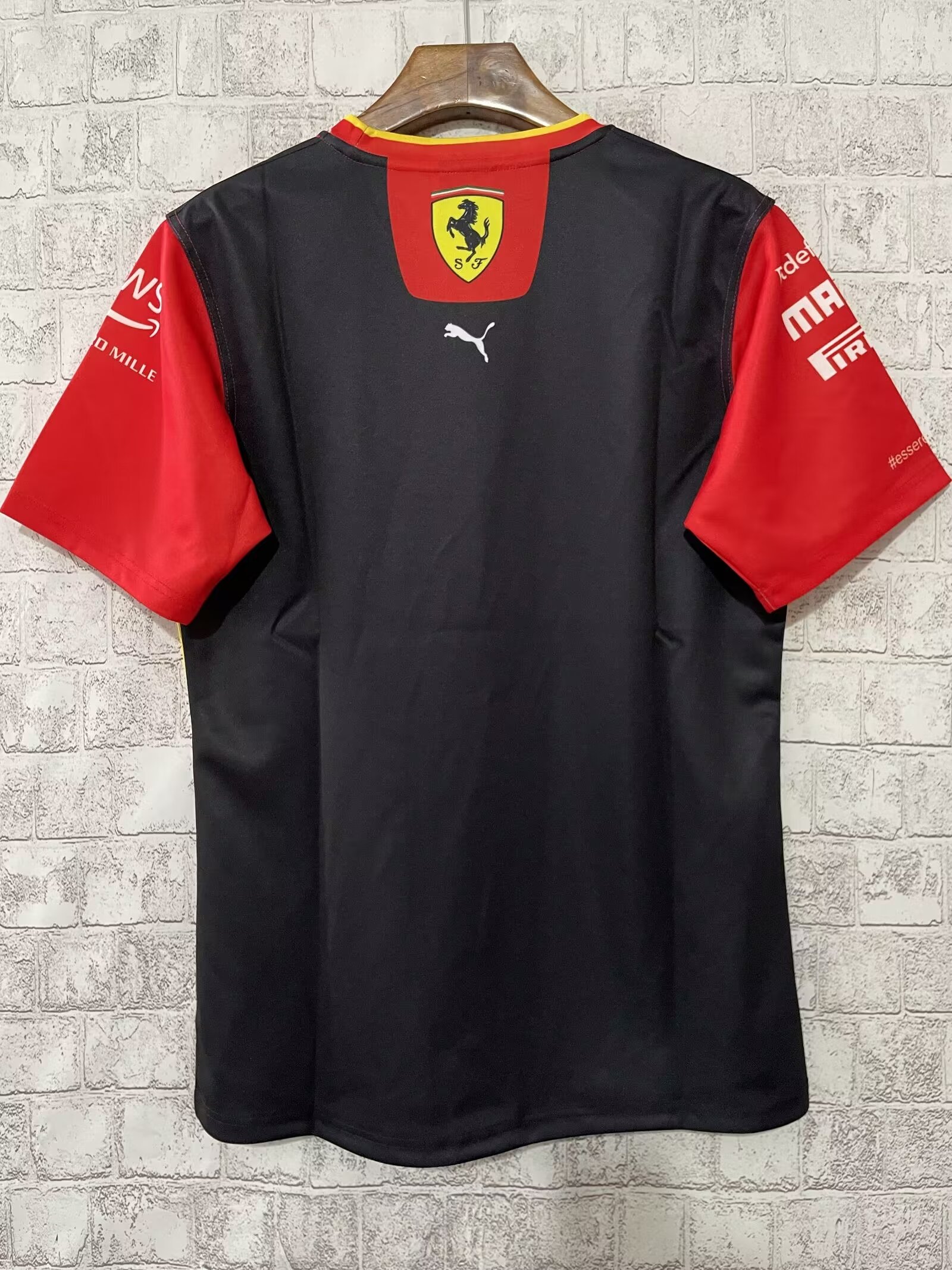 2024 Ferrari F1 Team POLO Round Collar T-Shirt - leoleo123123