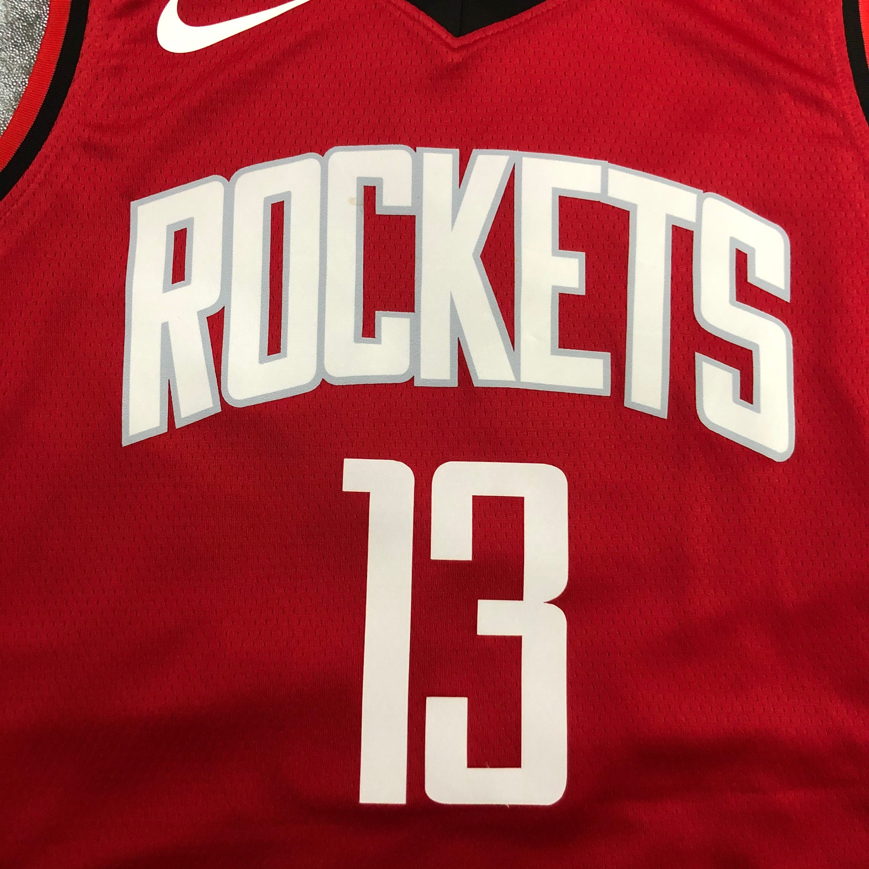 NBA Men Season 2021 Houston Rockets Red #13 HARDEN Jersey High Quality Name and Number Print - leoleo123123
