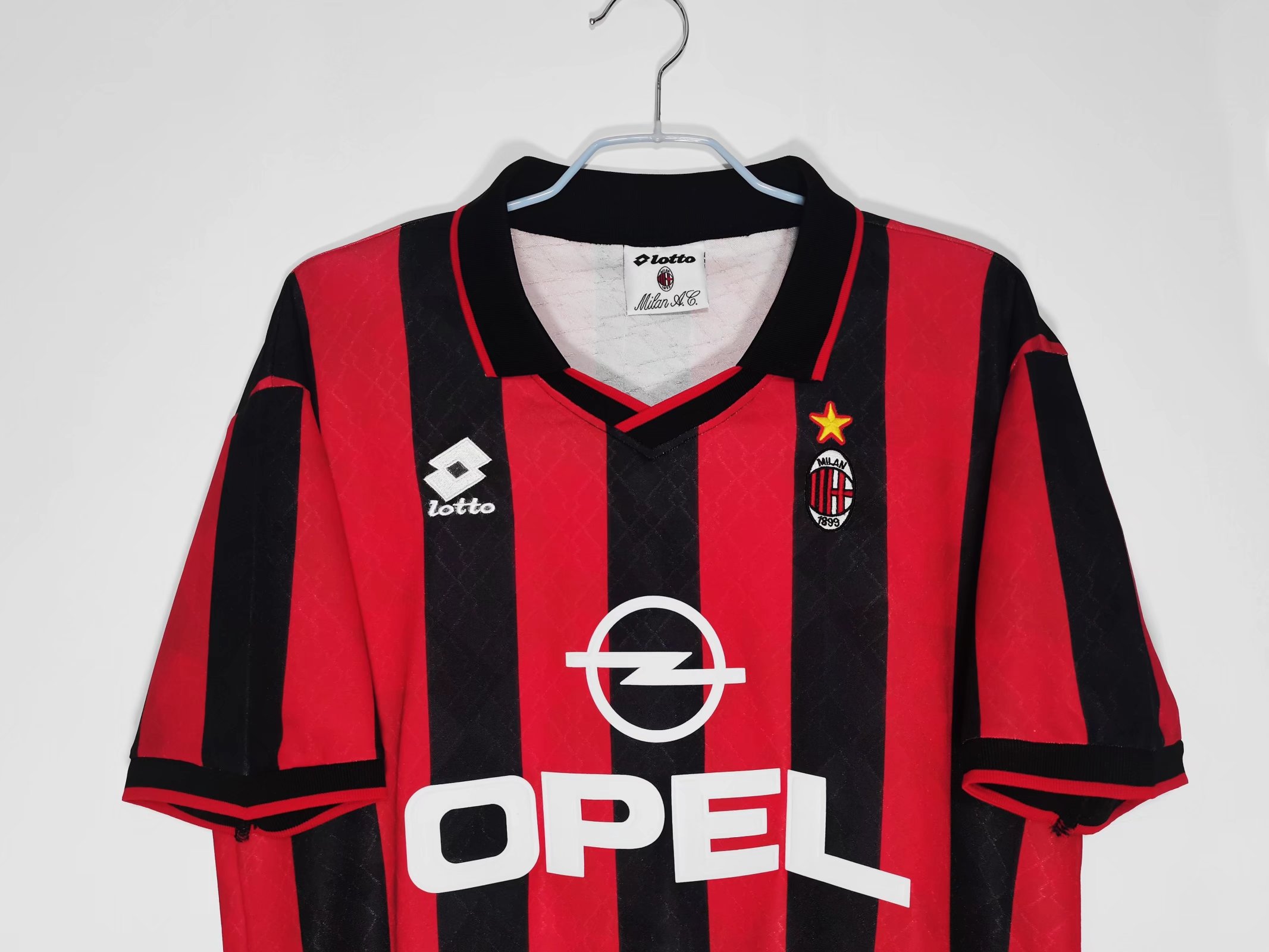 95/96 AC Milan Home Retro Jersey - leoleo123123