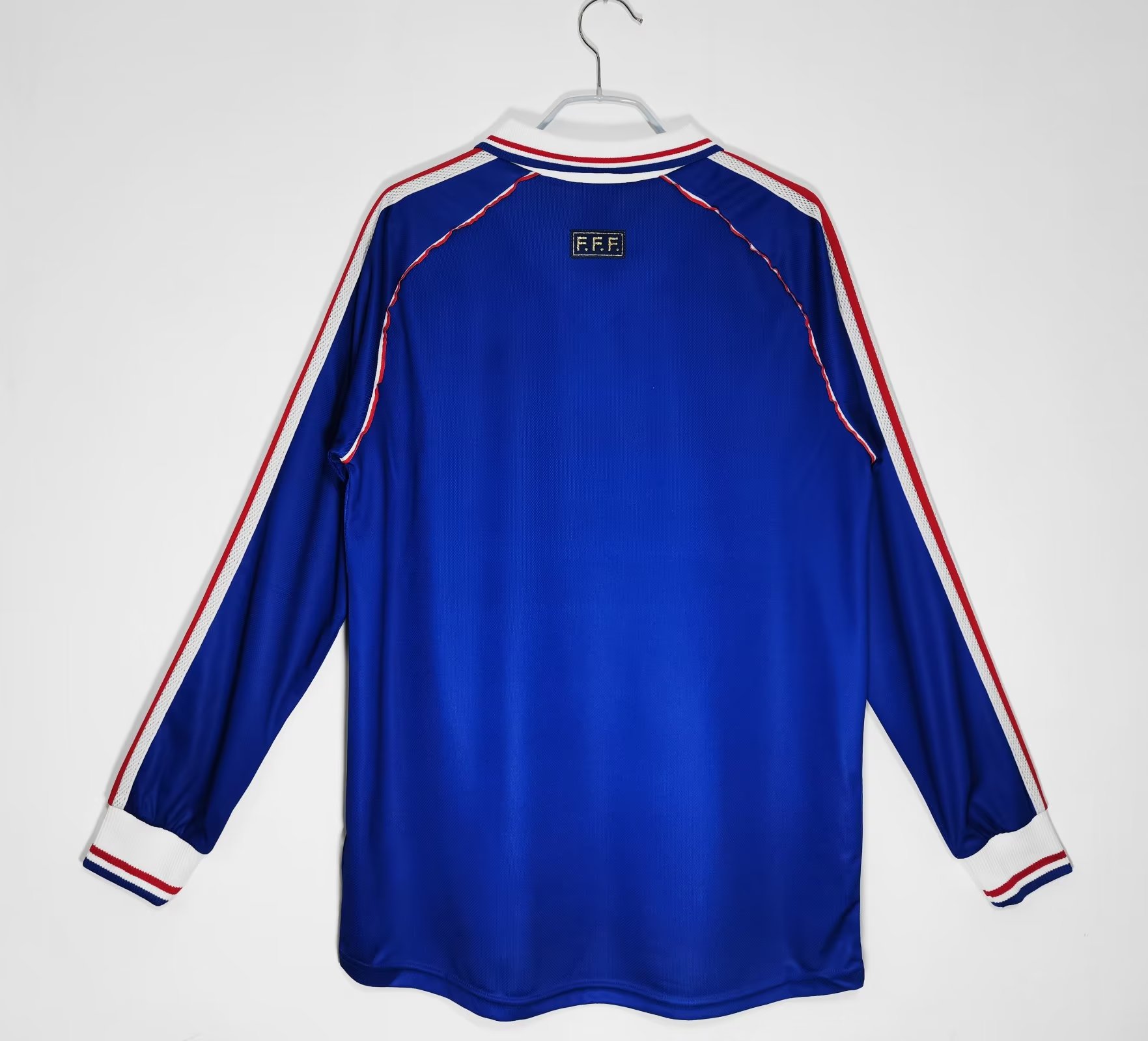 1998 France Home Retro Jersey Long Sleeve - leoleo123123