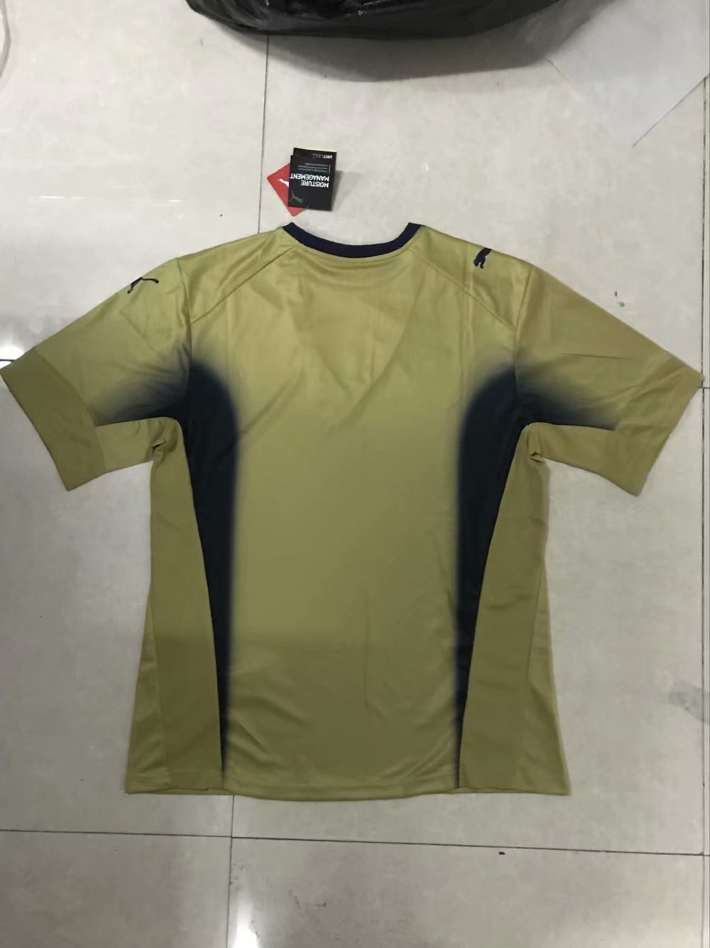 2006 Italy Goalkeeper gold Retro Jersey - leoleo123123