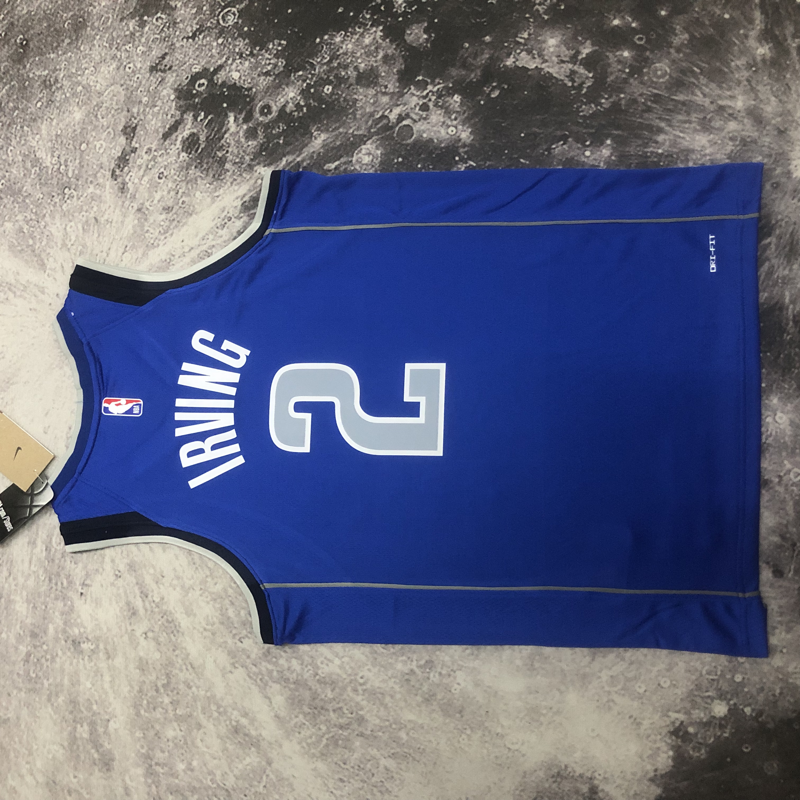 NBA Men 2023 Dallas Mavericks Blue #2 IRVING Jersey High Quality Name and Number Print - leoleo123123