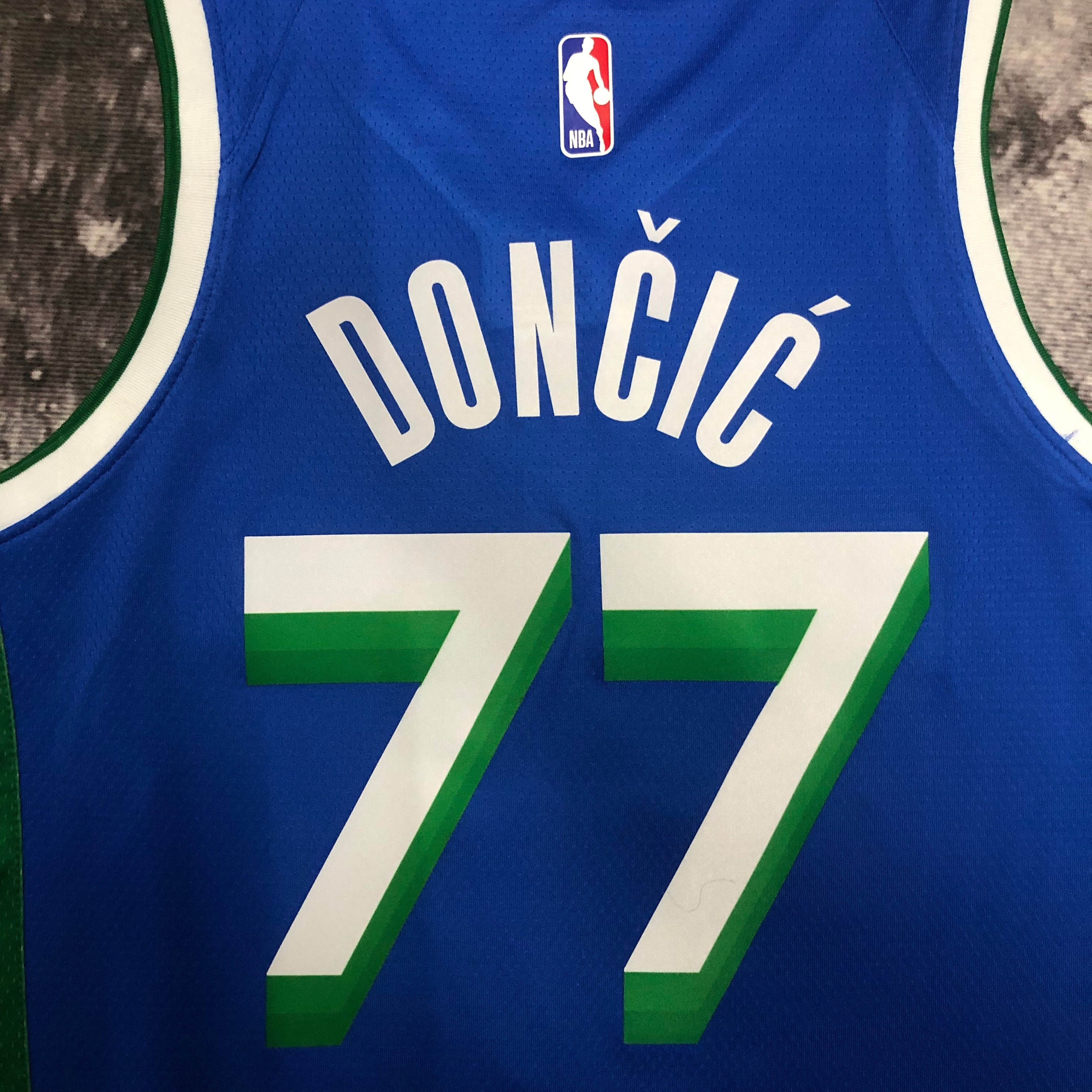 NBA Men Season 2023 Dallas Mavericks Blue #77 DONCIC Jersey High Quality Name and Number Print - leoleo123123
