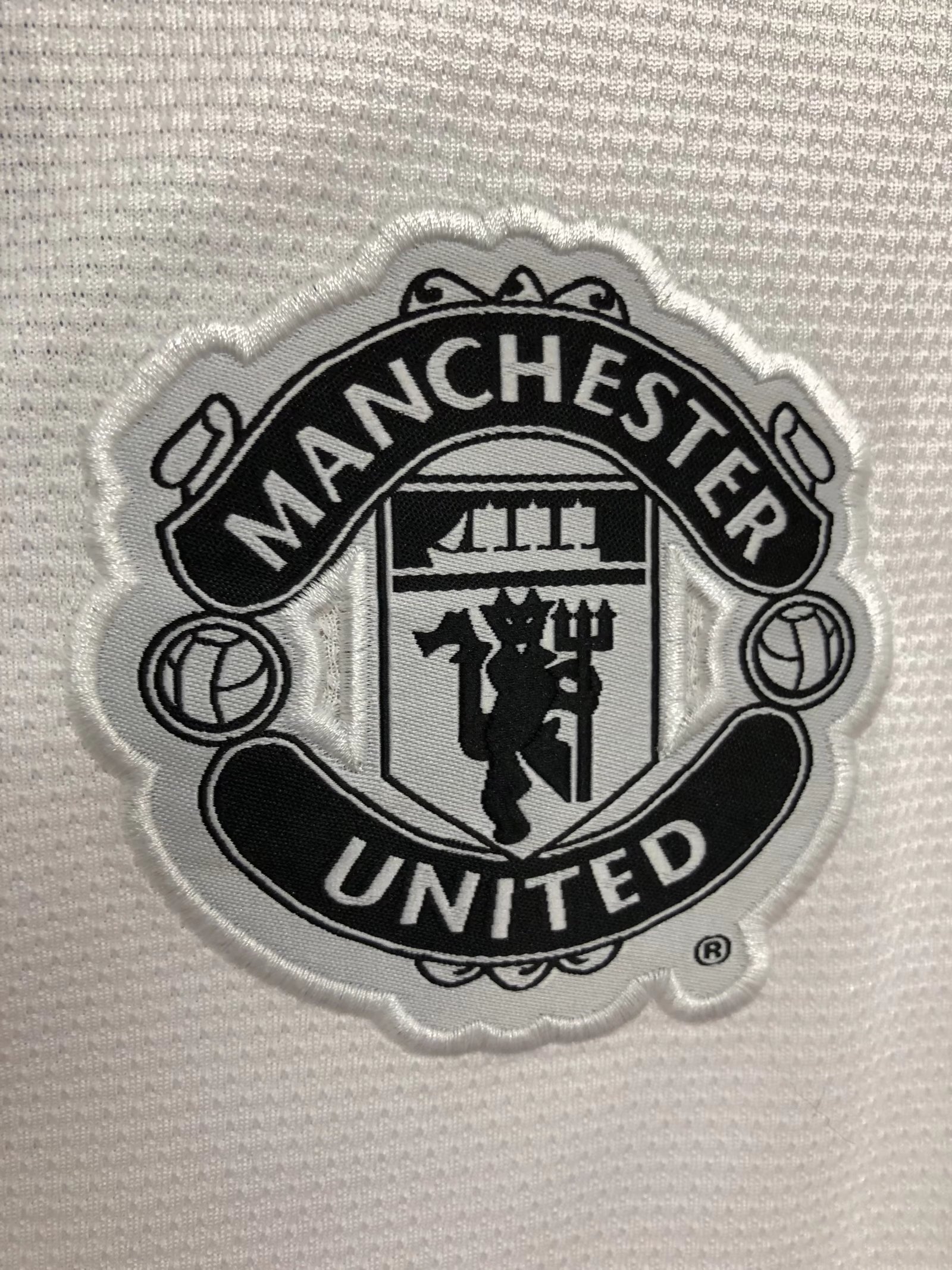 13-14 Man United White Retro Jersey - leoleo123123