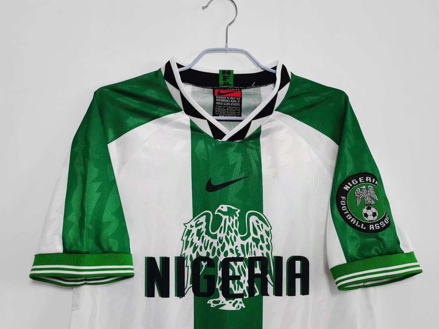 96/98 Nigeria Away Retro Jersey Fans Version - leoleo123123