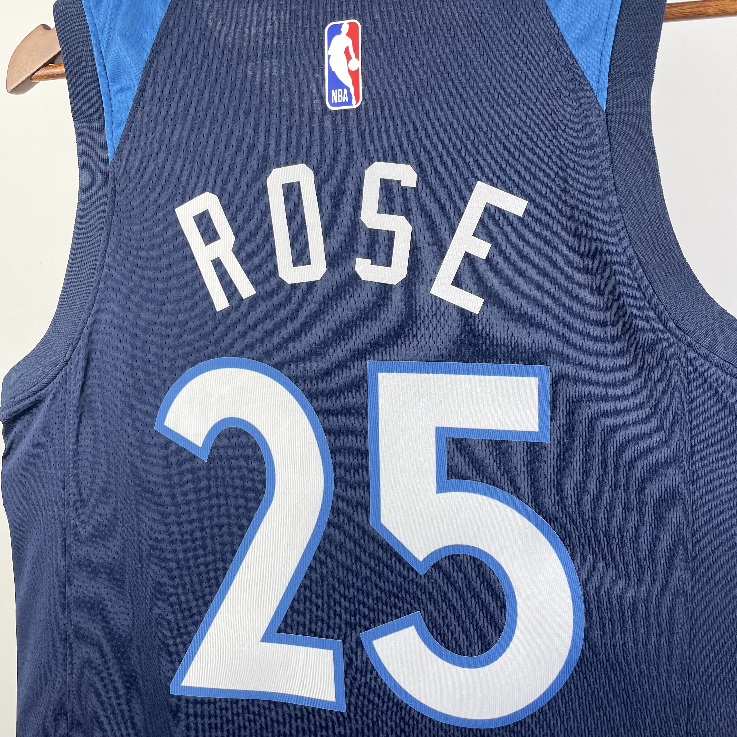 NBA Men 2023 Minnesota Timberwolves Blue #25 ROSE Jersey High Quality Name and Number Print - leoleo123123