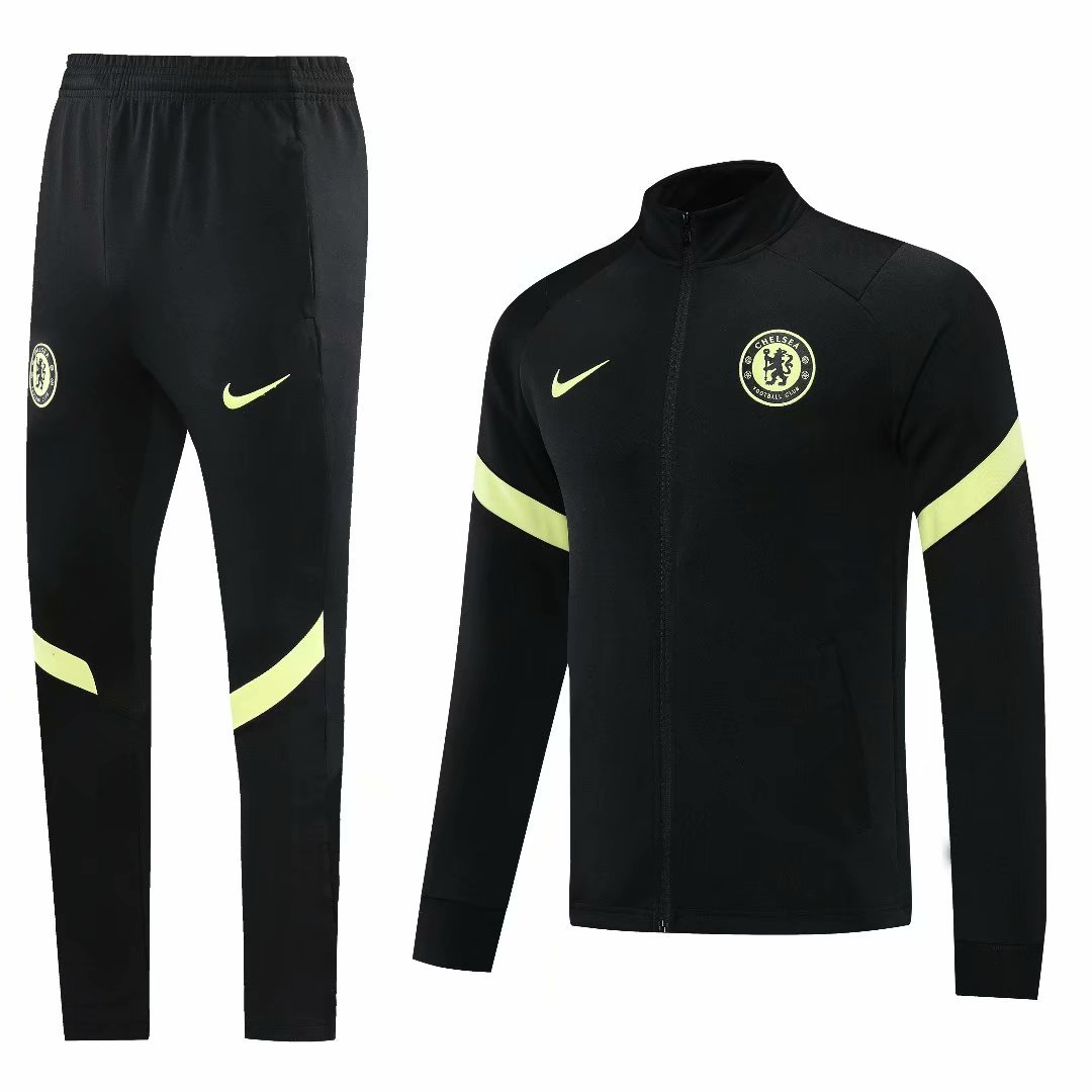 21/22 Chelsea Black Jacket Tracksuit Thai Quality - leoleo123123