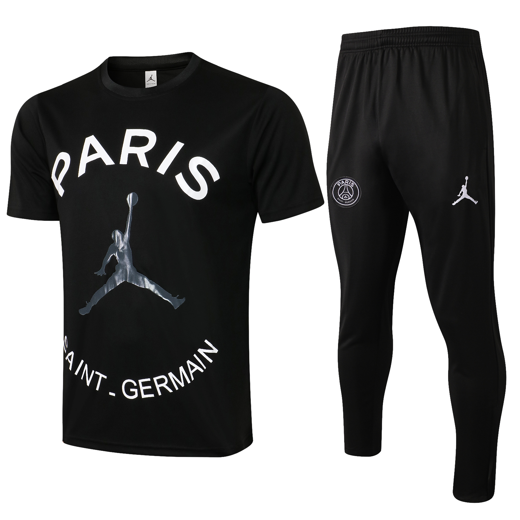 21-22 PSG Jordan Black Training Tracksuit Thai Quality - leoleo123123