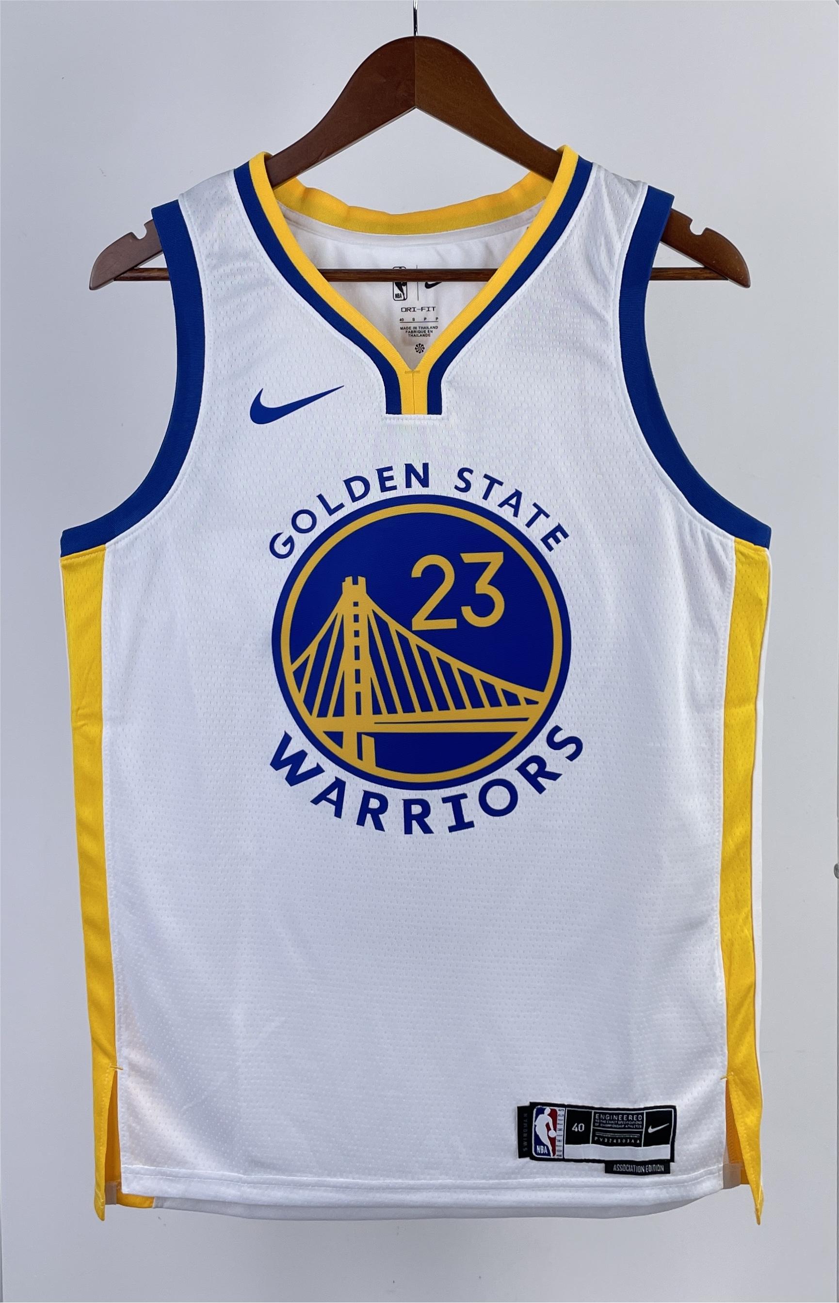NBA Men 2023 Golden State Warriors White #23 GREEN Swingman Jersey - leoleo123123