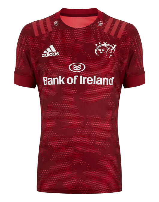 Rugby 2020-2021 Munster Home Red Rugby Jersey High Quality - leoleo123123