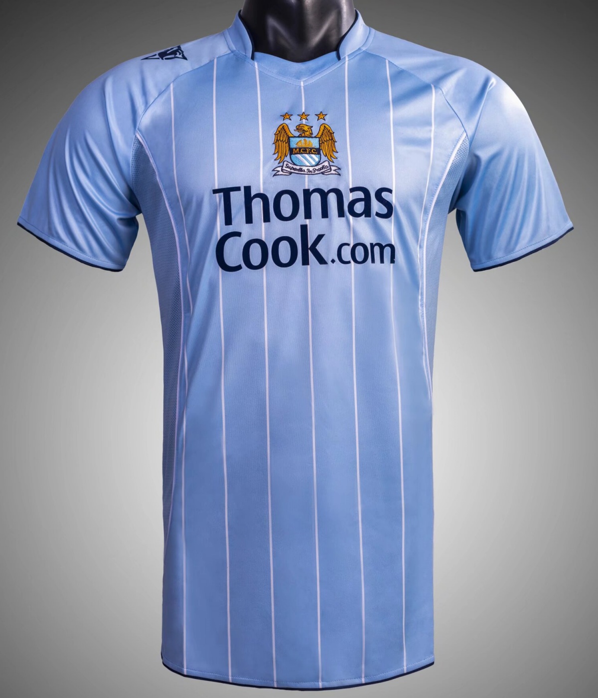 07/08 Man City Home Retro Jersey - leoleo123123