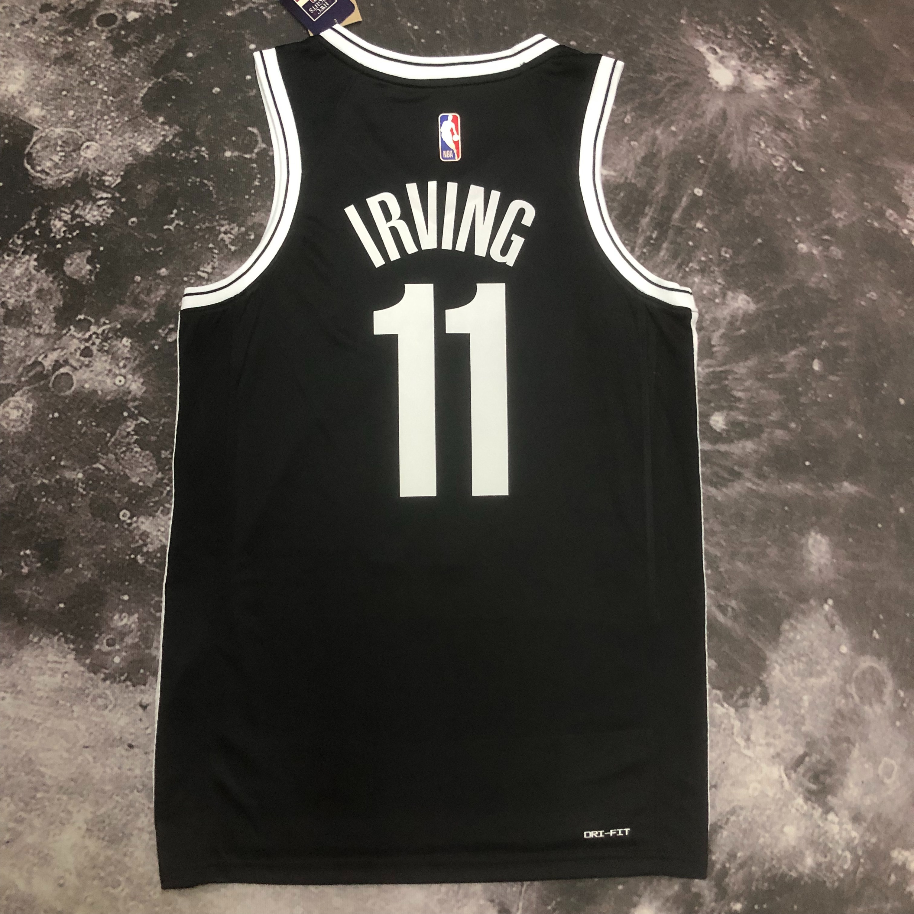 NBA Men 2023 Brooklyn Nets Black #11 IRVING Jersey High Quality Name and Number Print - leoleo123123