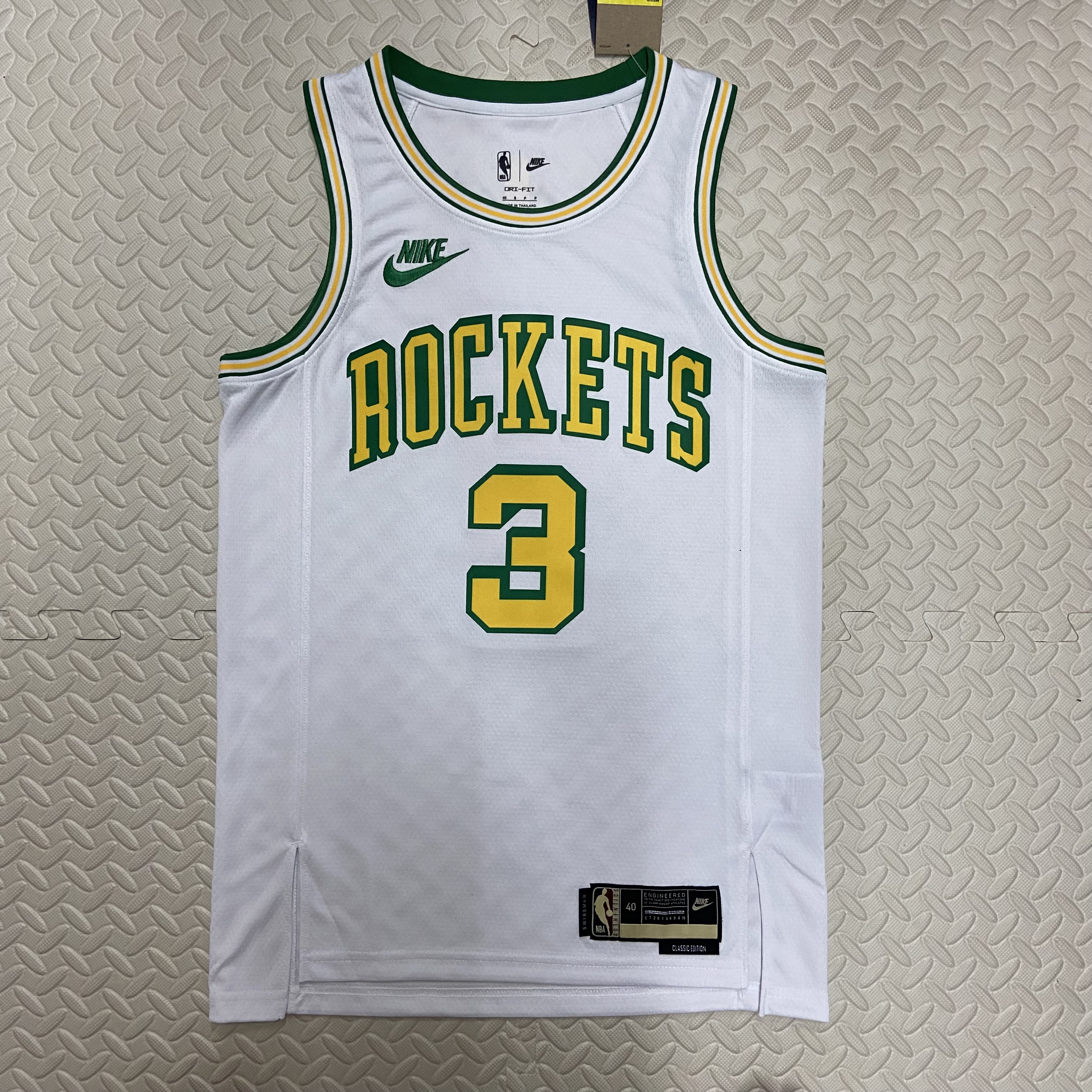 NBA Men Season 2023 Houston Rockets White Retro #3 PORTER JR. Jersey High Quality Name and Number Print - leoleo123123