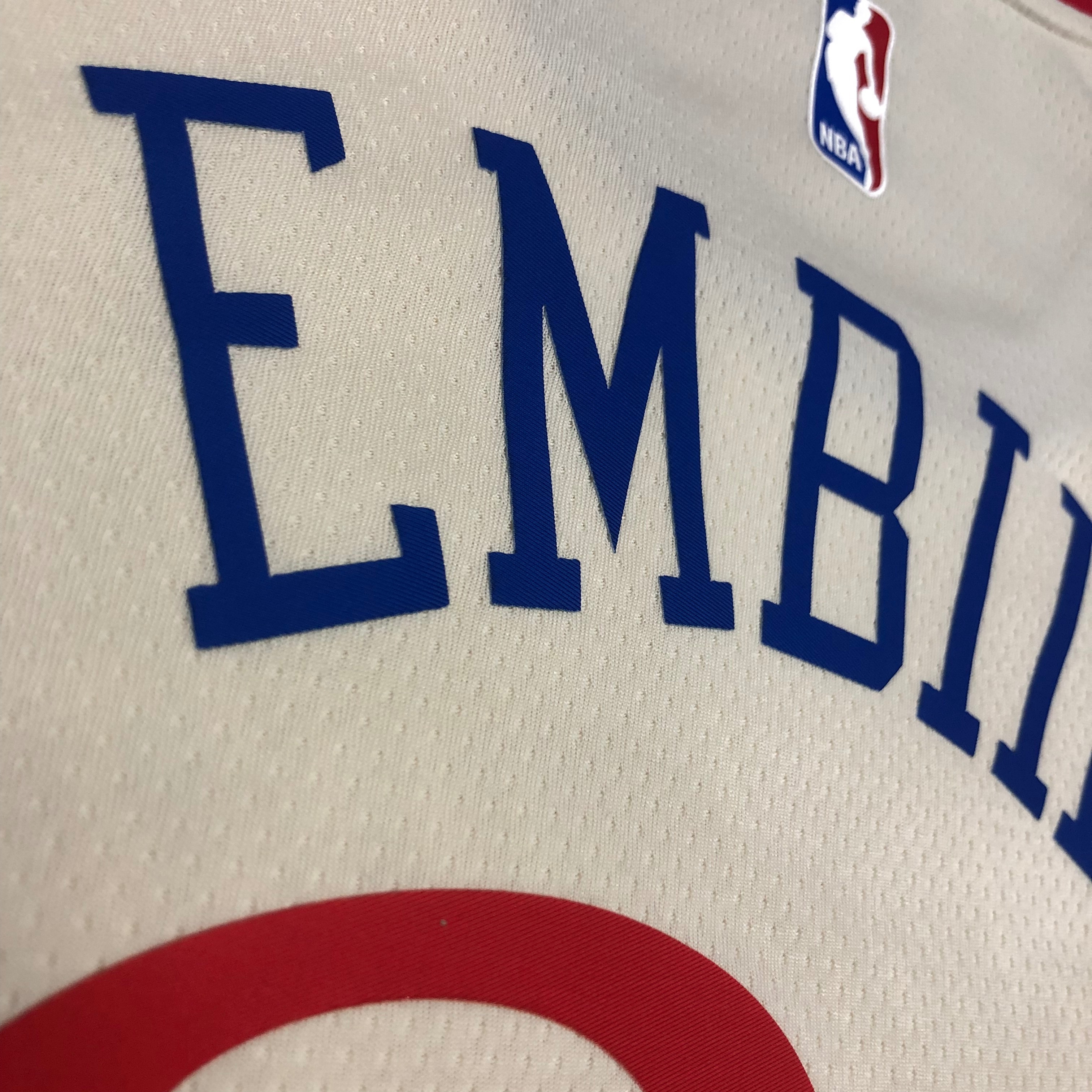 NBA Men Season 20-21 Philadelphia 76ers Beige #21 EMBIID City Jersey High Quality Name and Number Print - leoleo123123