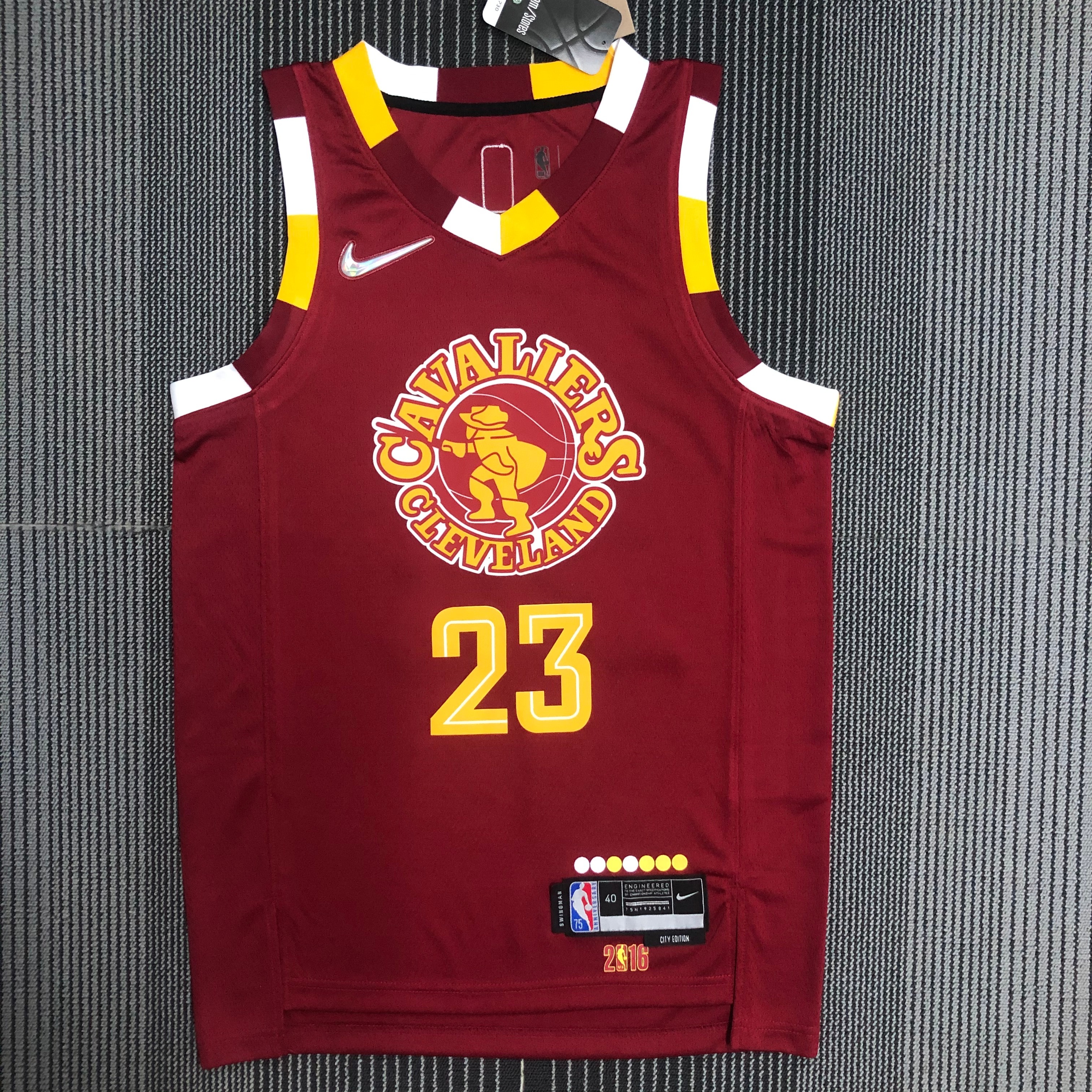 NBA Season 2022 Men Cleveland Cavaliers Red #23 JAMES Jersey High Quality Name and Number Print - leoleo123123