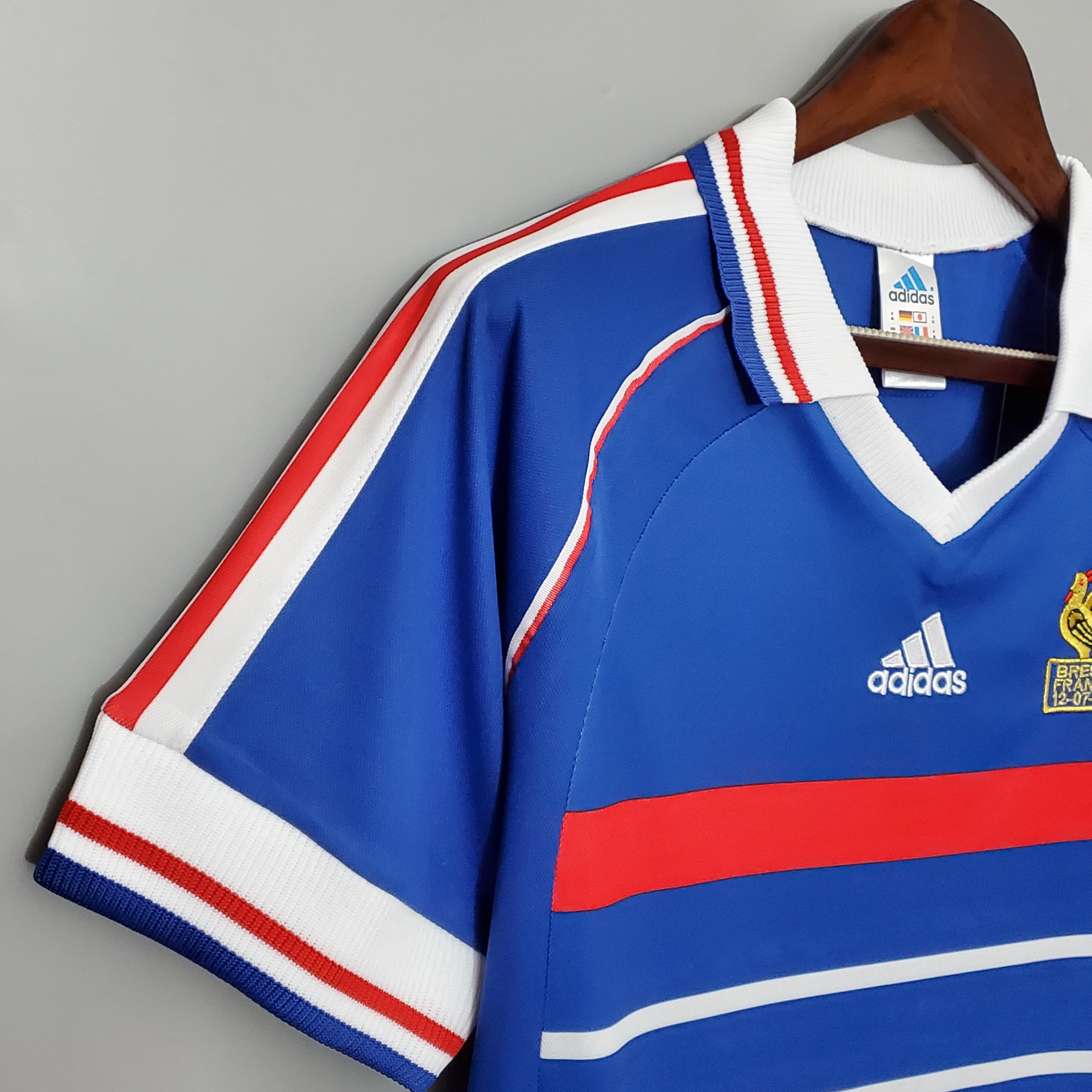 1998 France Home Retro Jersye - leoleo123123