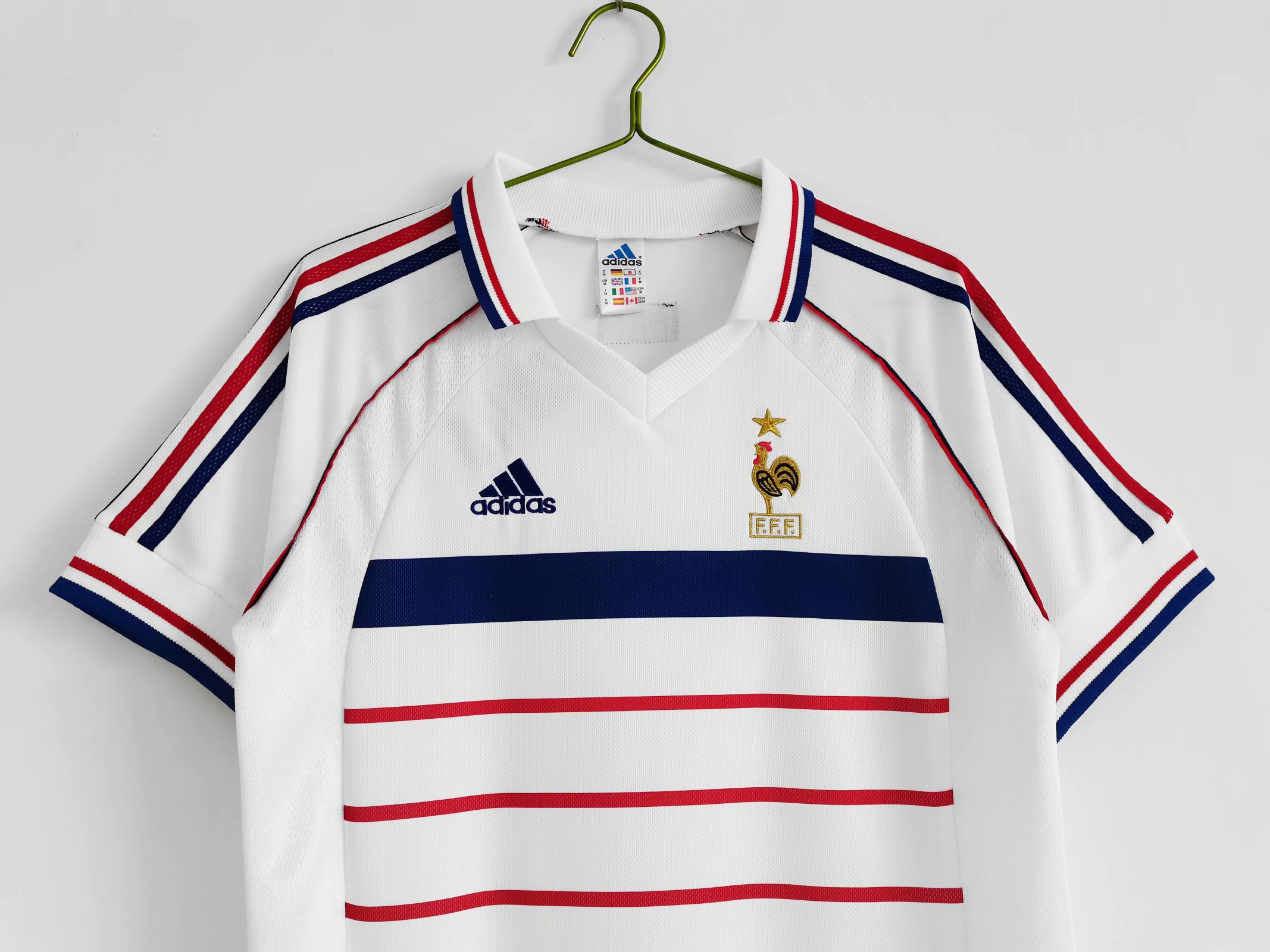 1998 France Away Retro Jersye - leoleo123123