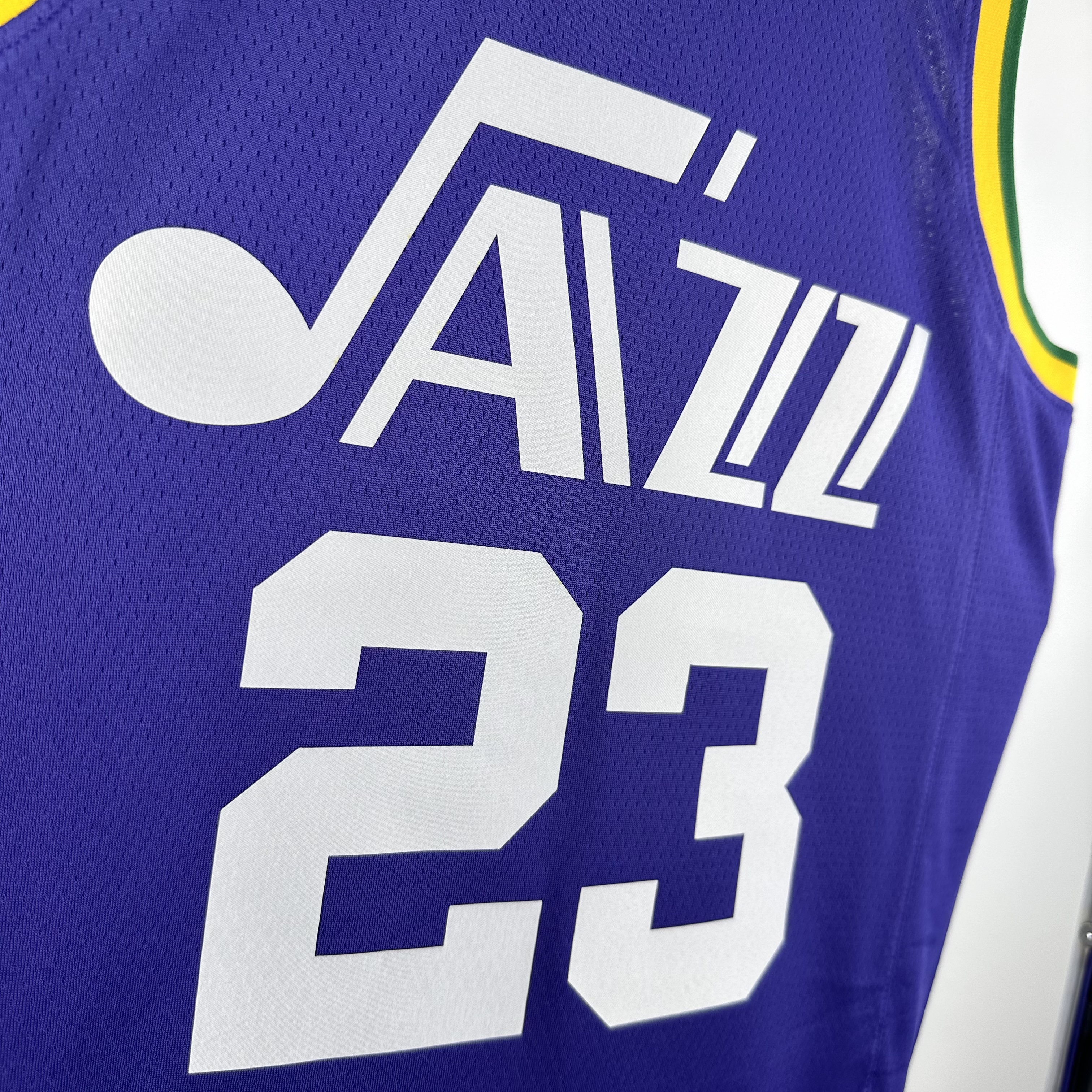 NBA 2024 Men Utah Jazz Purple #23 MARKKANEN Jersey High Quality Name and Number Print - leoleo123123
