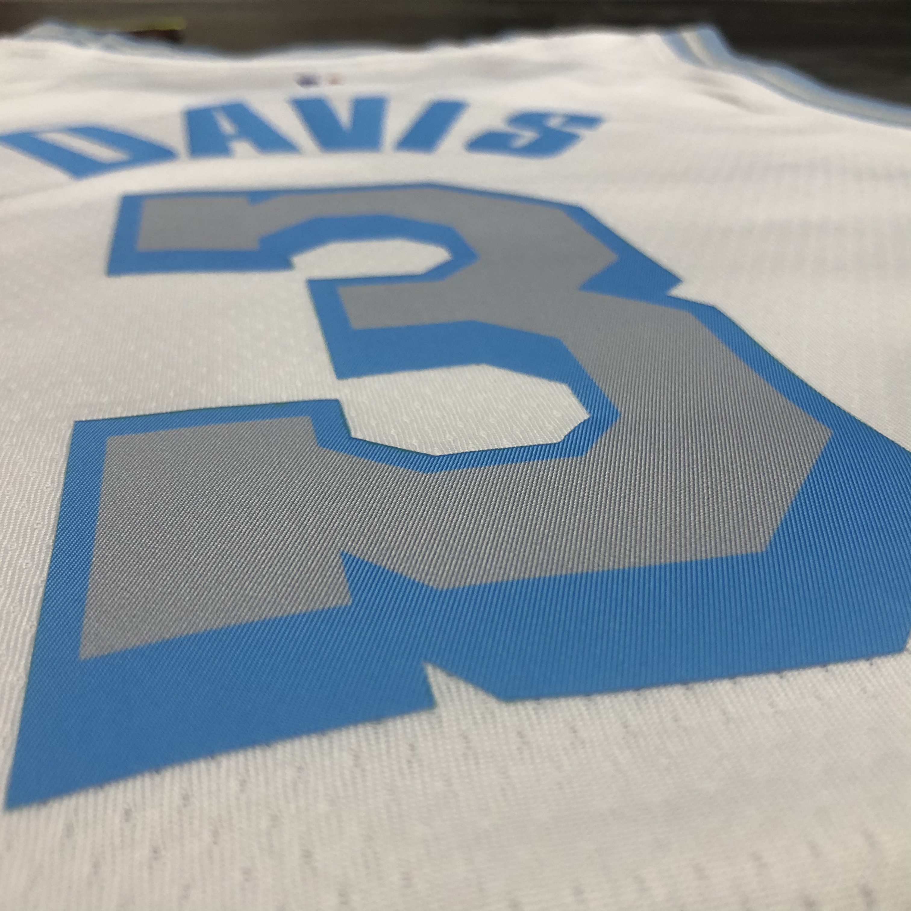 NBA Men Season 2021 Los Angeles Lakers White Round Neck #3 DAVIS Jersey High Quality Name and Number Print - leoleo123123