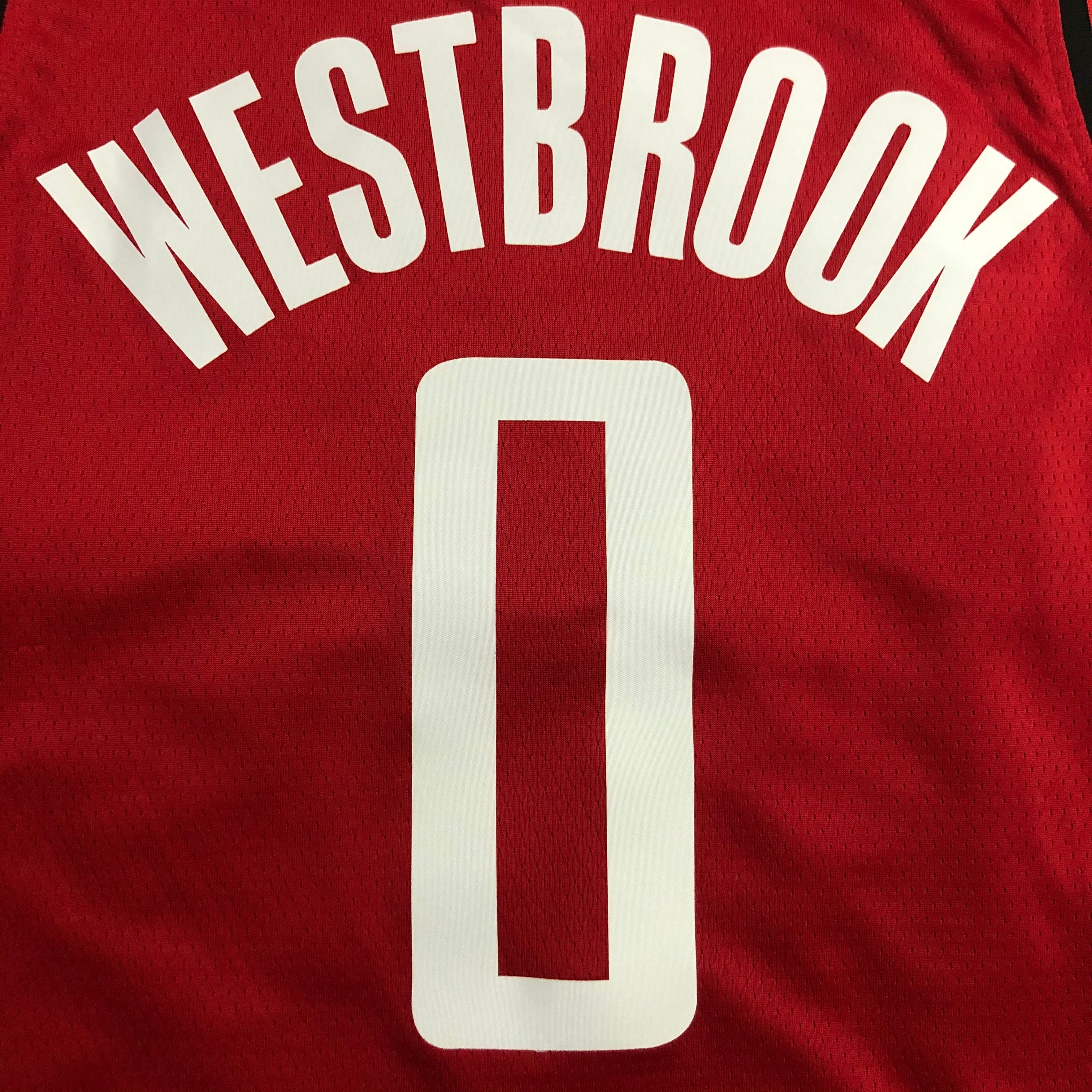 NBA Men Season 2021 Houston Rockets Red #0 WESTBROOK Jersey High Quality Name and Number Print - leoleo123123