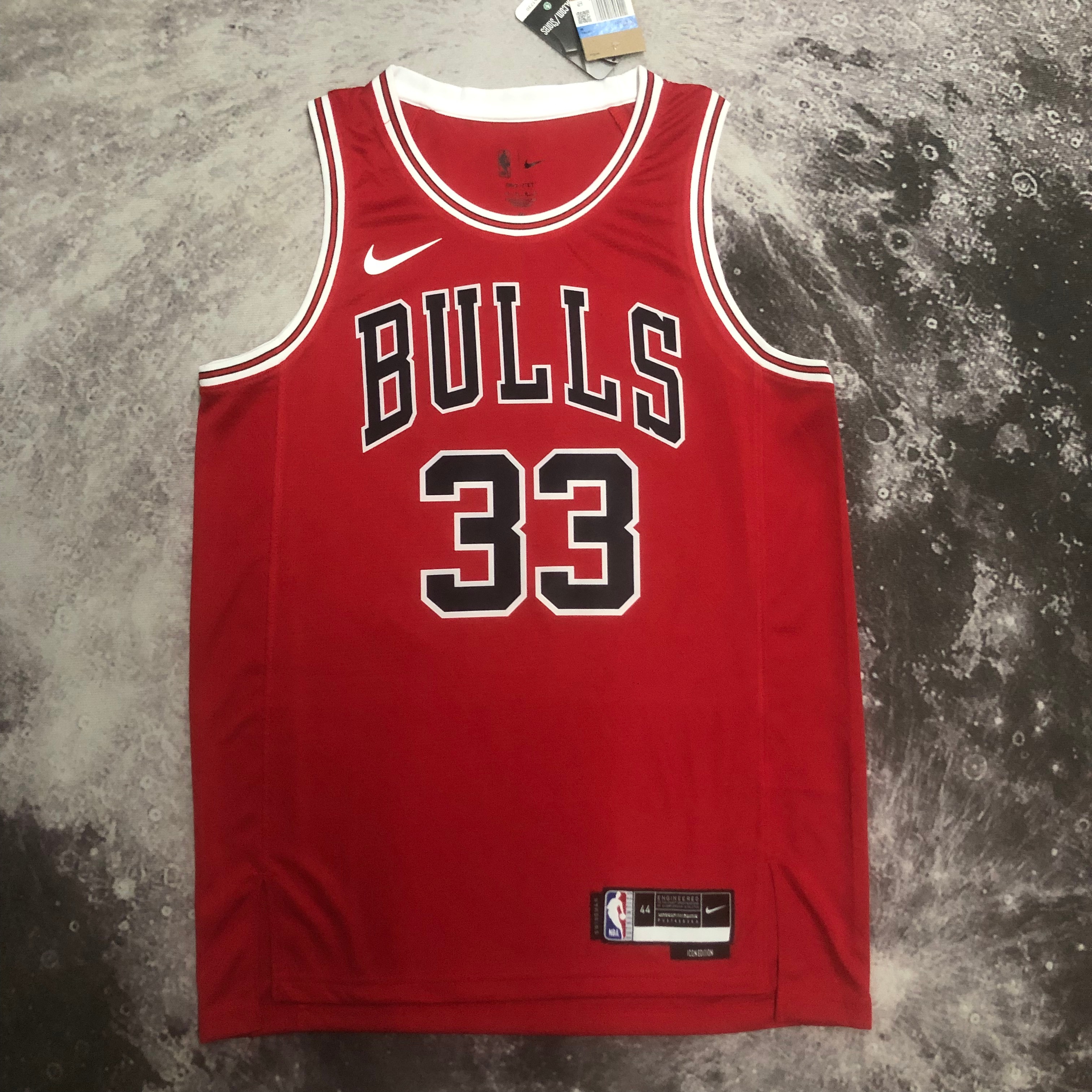 NBA Men 2023 Chicago Bulls Red #33 PIPPEN Jersey High Quality Name and Number Print - leoleo123123