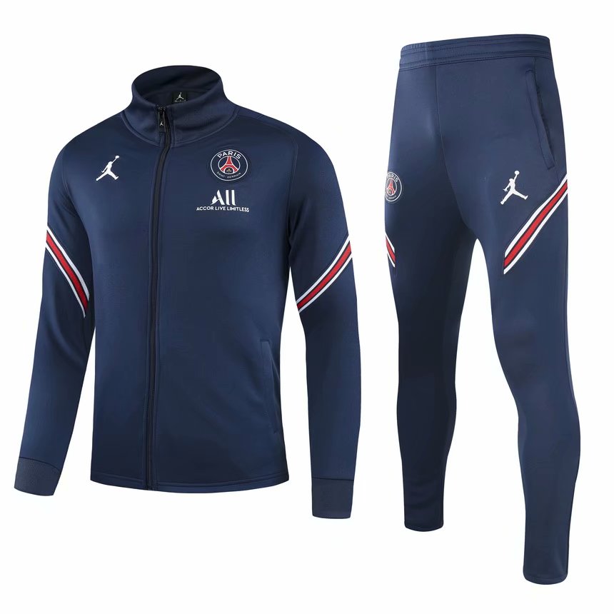 21-22 PSG Dark Blue Tracksuit Thai Quality - leoleo123123
