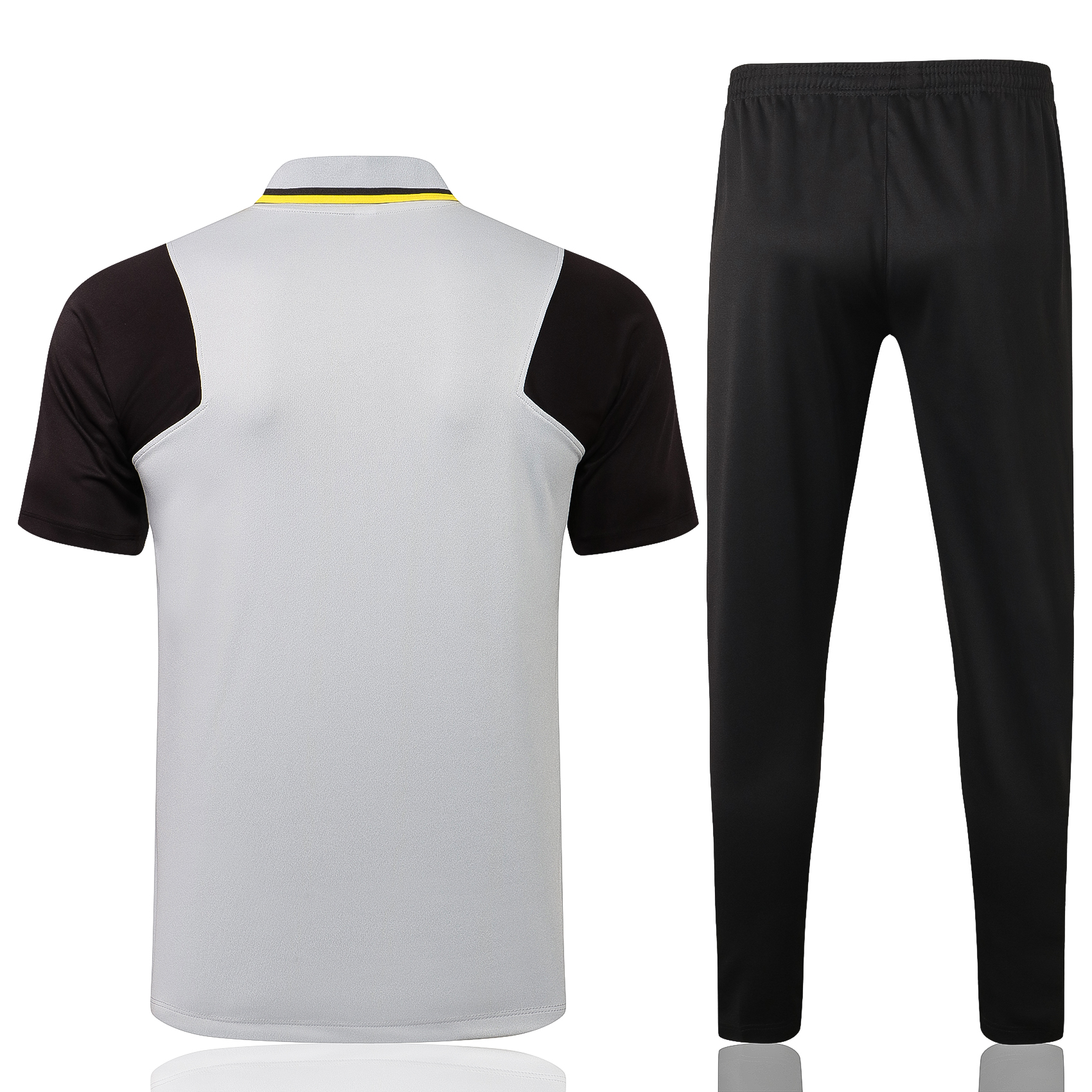 21-22 Liverpool Grey Polo Training Tracksuit Thai Quality---Short Polo and Long Pant - leoleo123123