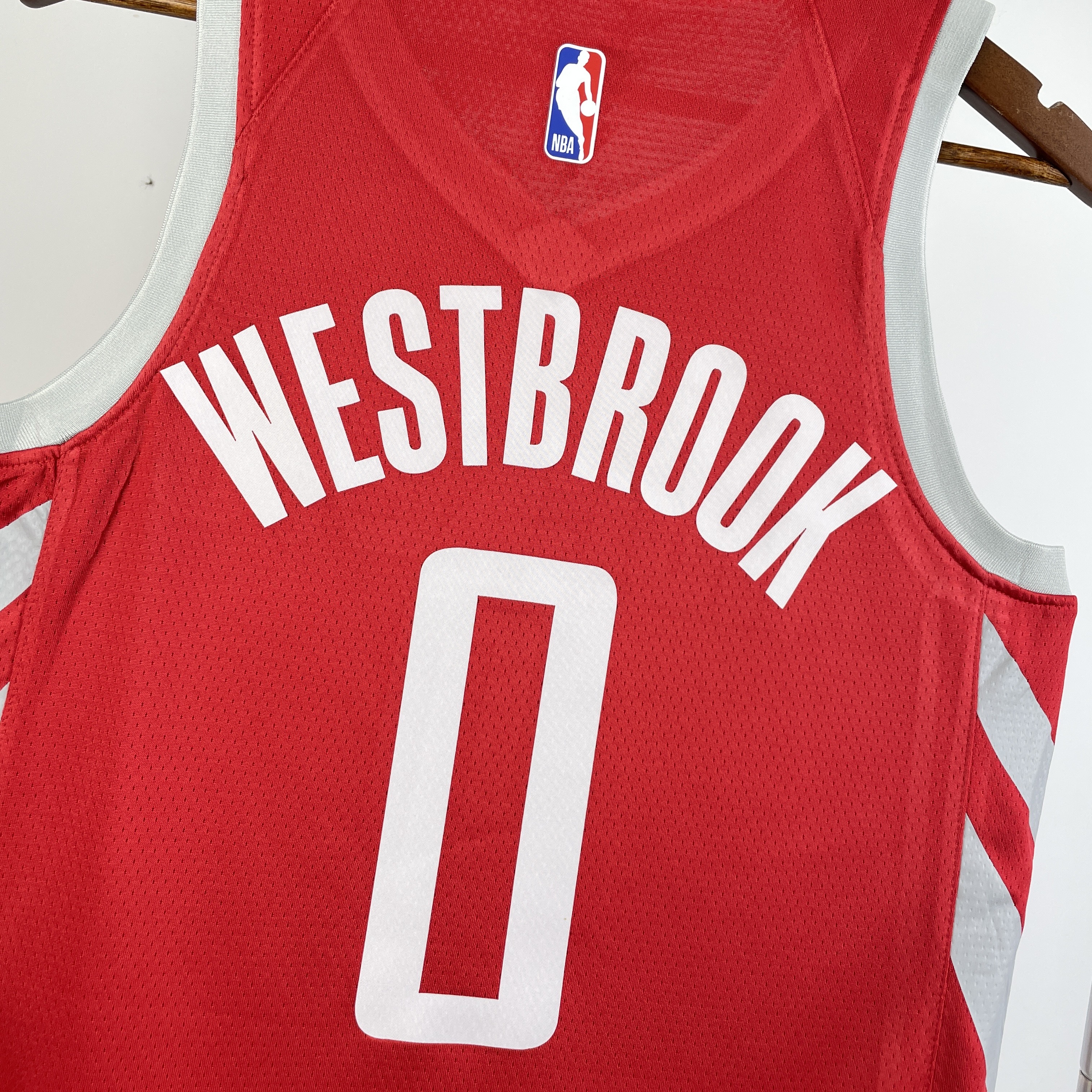 NBA Men 2019 Houston Rockets Red #0 WESTBROOK Classics Swingman Jersey - leoleo123123