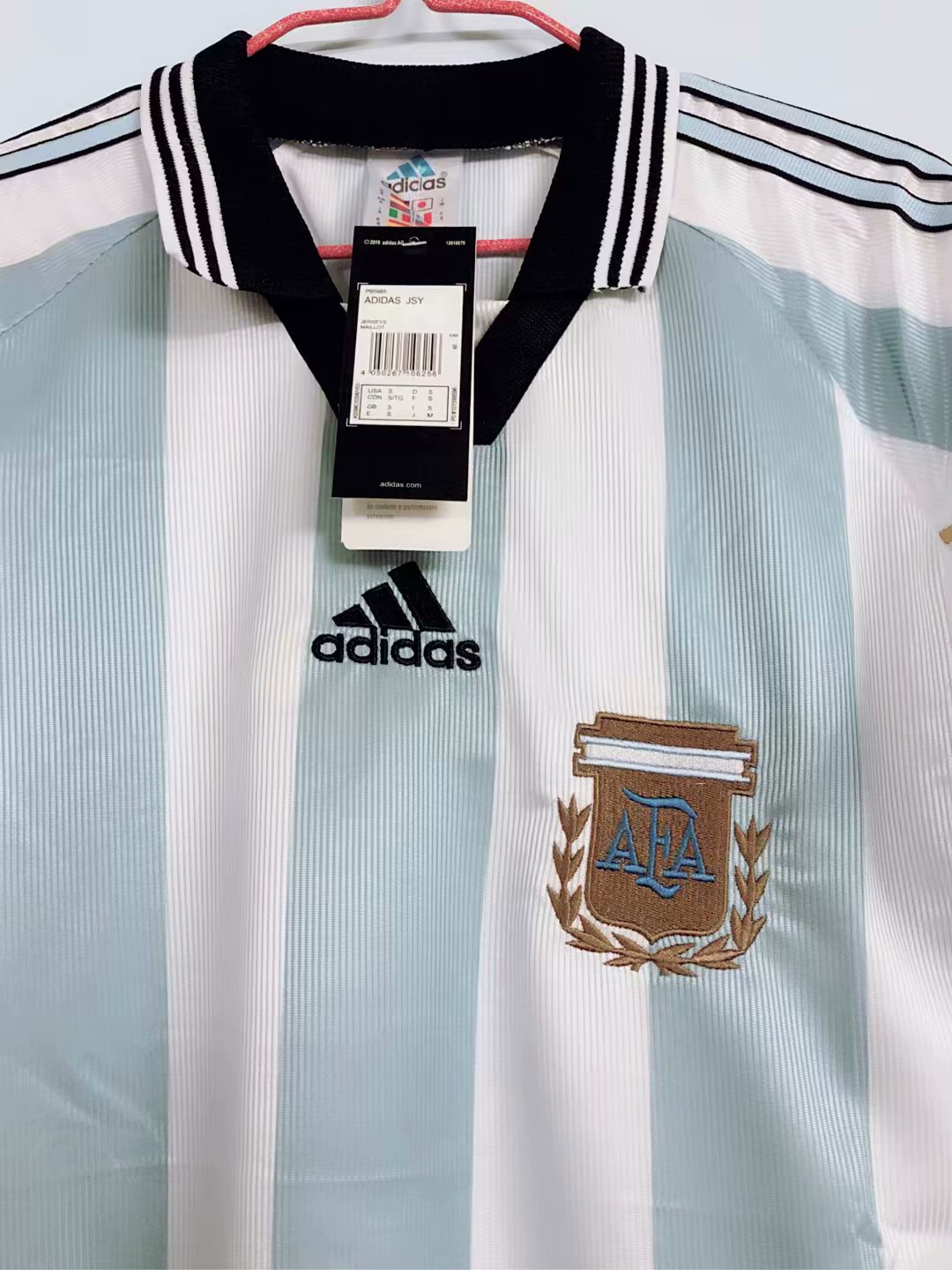 1998 Argentina Home Retro Jersye - leoleo123123