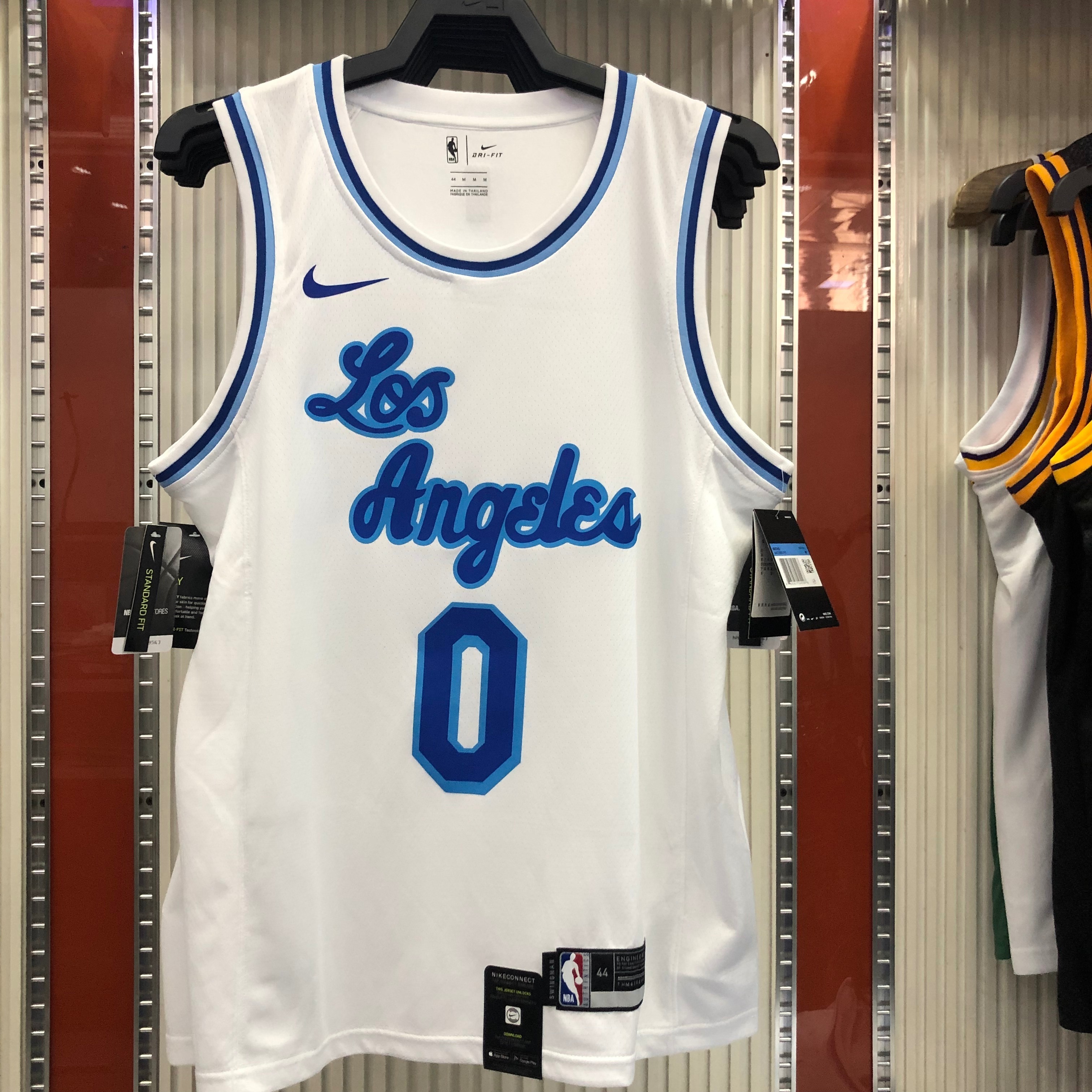 NBA Men Los Angeles Lakers Retro in Latin #0 YOUNG white Round Neck Jersey High Quality Name and Number Print - leoleo123123