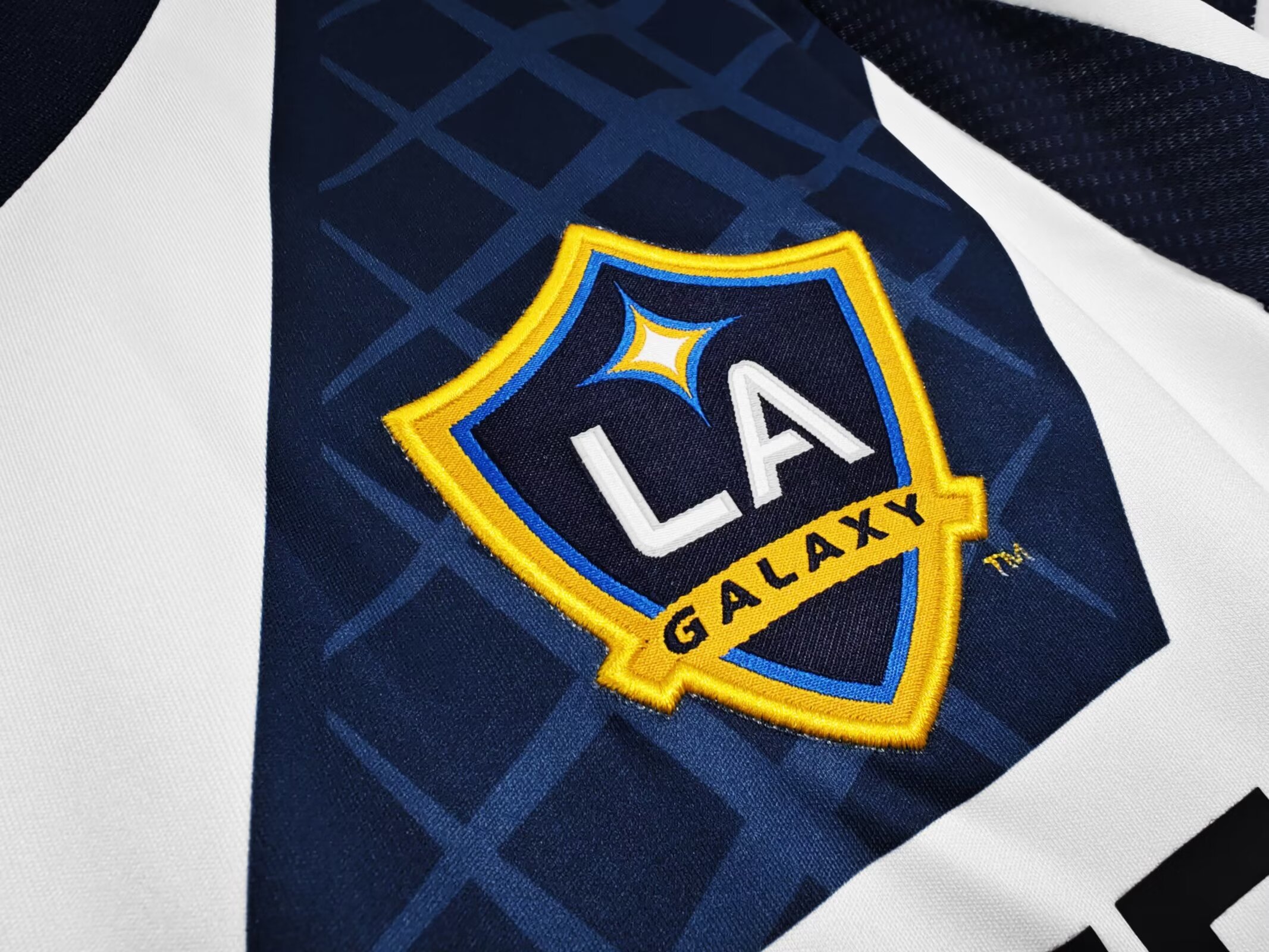 2012 LA Galaxy Home Retro Jersey Fans Version - leoleo123123