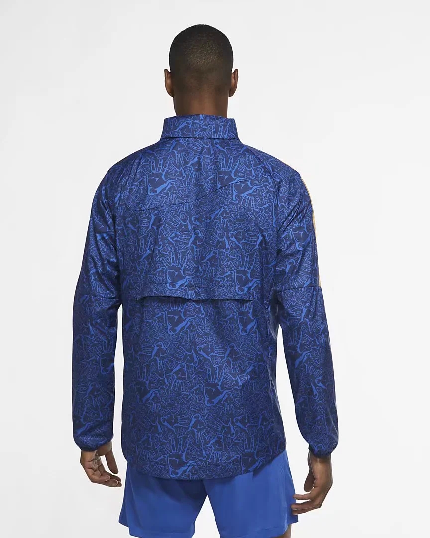 21-22 Barcelona Blue Windbreaker Jacket Thai Quality - leoleo123123
