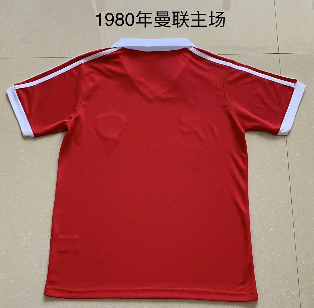 1980 Man United Home Retro Jersey - leoleo123123