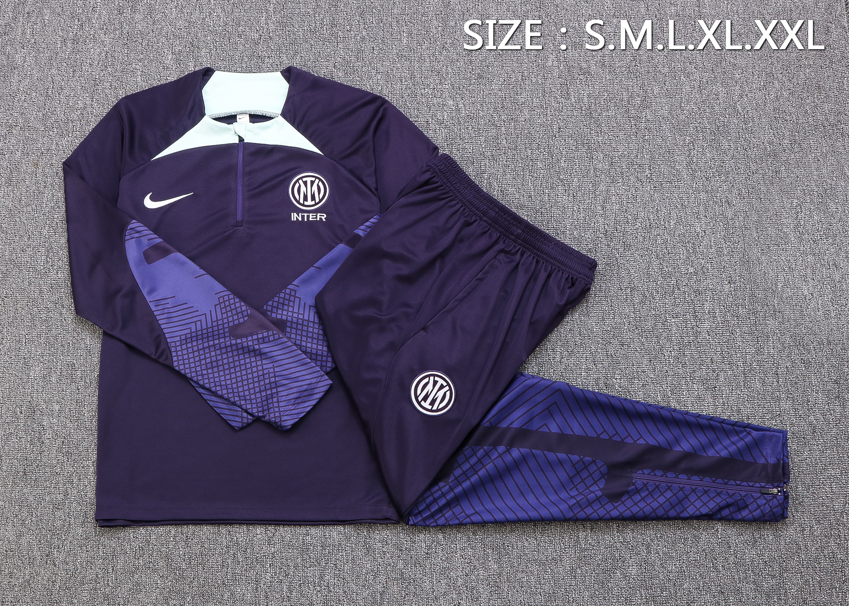 22-23 Inter Milan Purple Sweater Tracksuit Thai Quality - leoleo123123