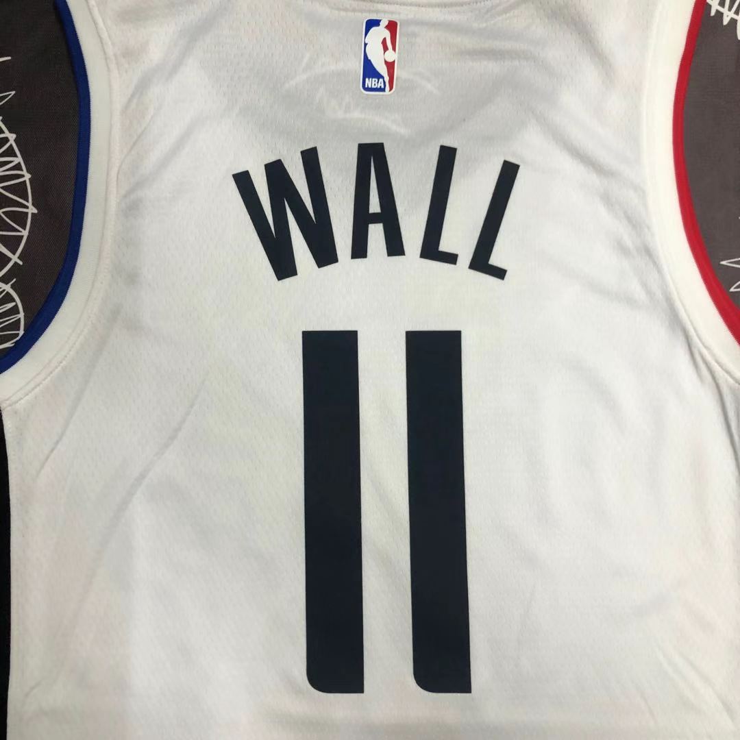 NBA Season 20-21 Men Los Angeles Clippers in Latin White City #11 WALL Jersey High Quality Name and Number Print - leoleo123123