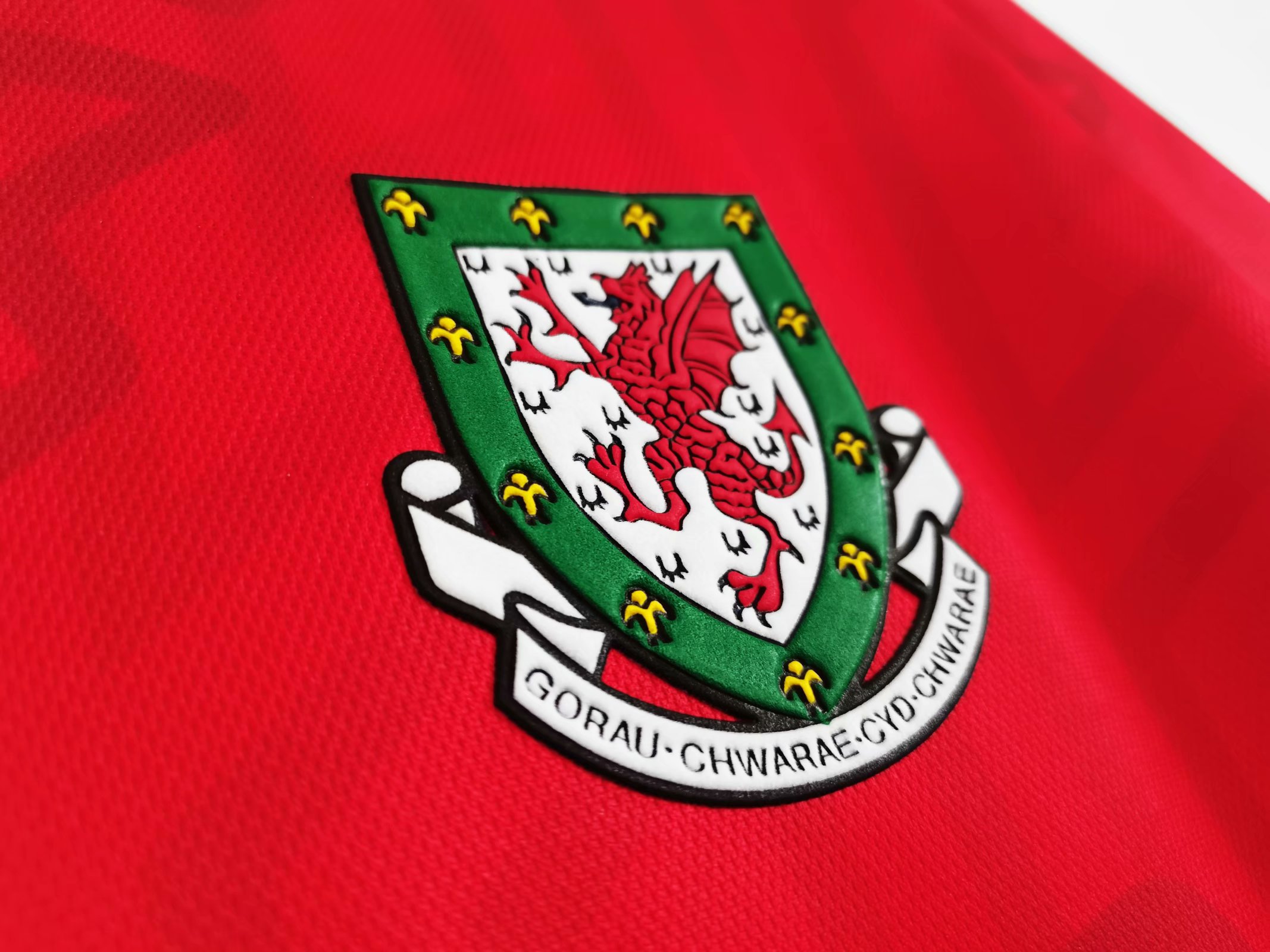 92/94 Welsh Home Retro Jersey Fans Version - leoleo123123