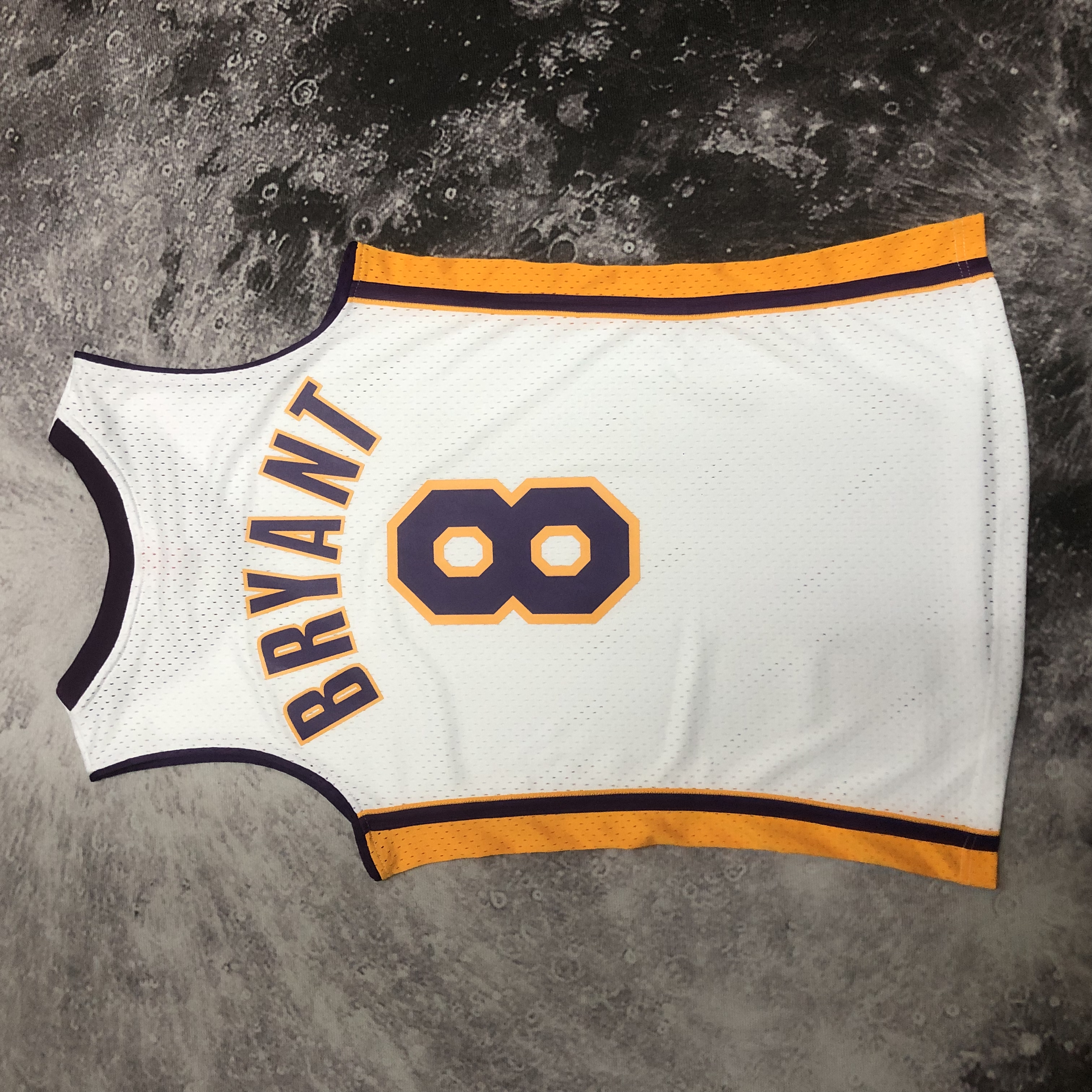 NBA Men Season 03-04 Los Angeles Lakers White #8 BRYANT Jersey High Quality Name and Number Print - leoleo123123