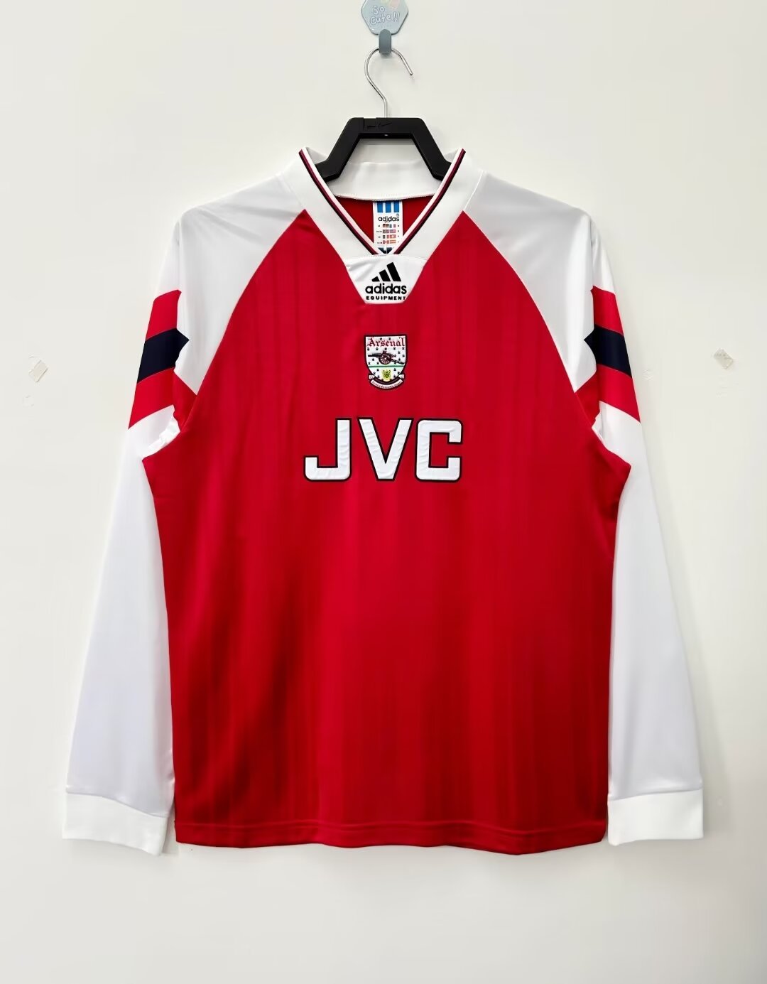 92/94 Arsenal Home Retro Jersey Long Sleeve - leoleo123123