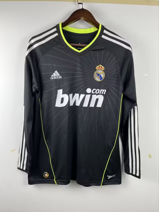 10/11 Real Madrid Away Retro Jersey Long Sleeve - leoleo123123