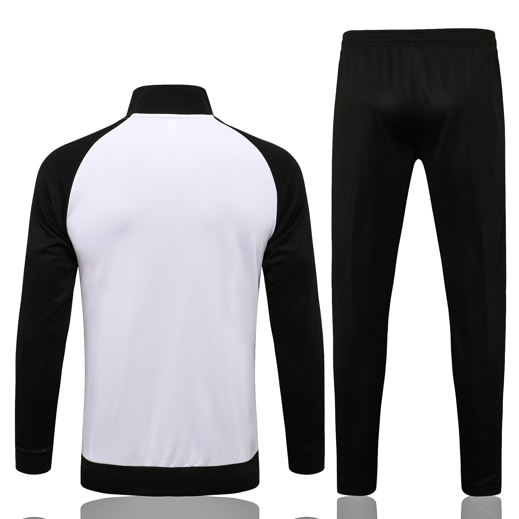 22 Juventus White Jacket with Black Sleeves Tracksuit Thai Quality - leoleo123123
