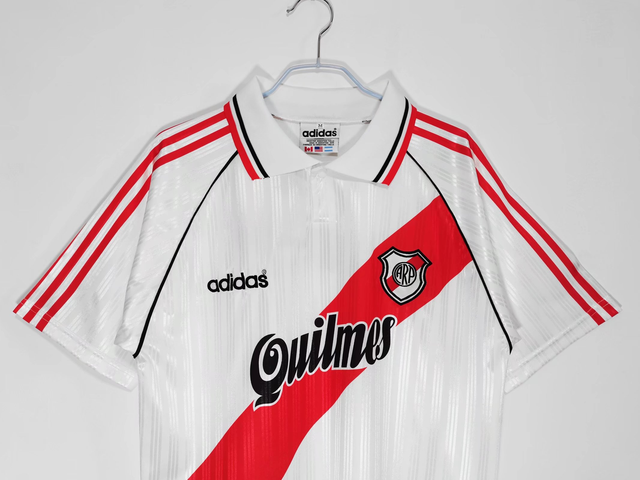 95/96 River Plate Home Retro Jersey - leoleo123123