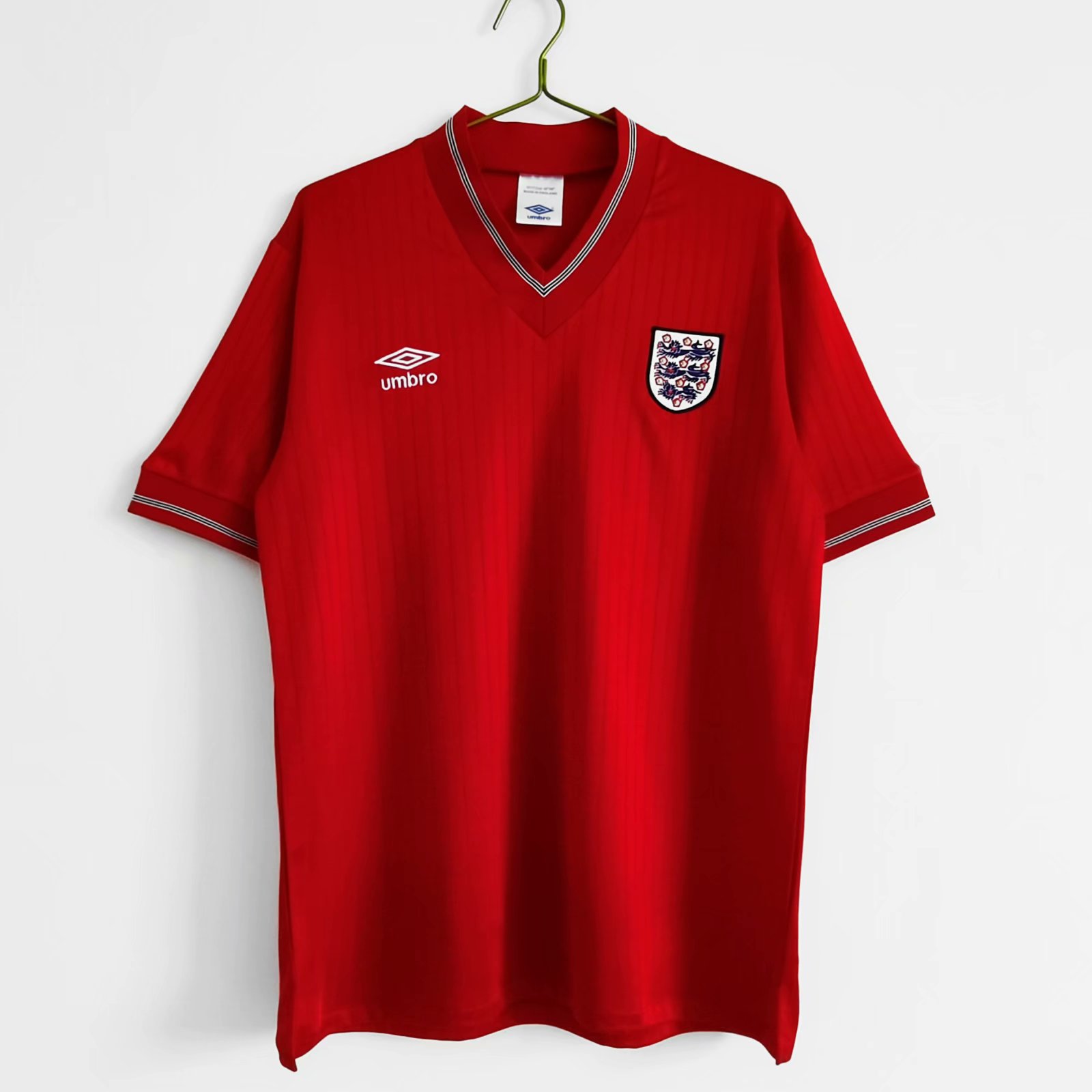 84/87 England Away Retro Jersey - leoleo123123