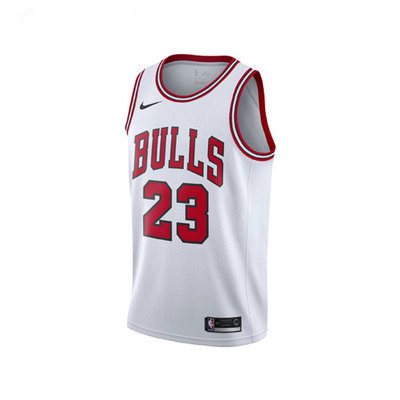 NBA Men Chicago Bulls White #23 JORDAN Jersey High Quality Name and Number Print - leoleo123123