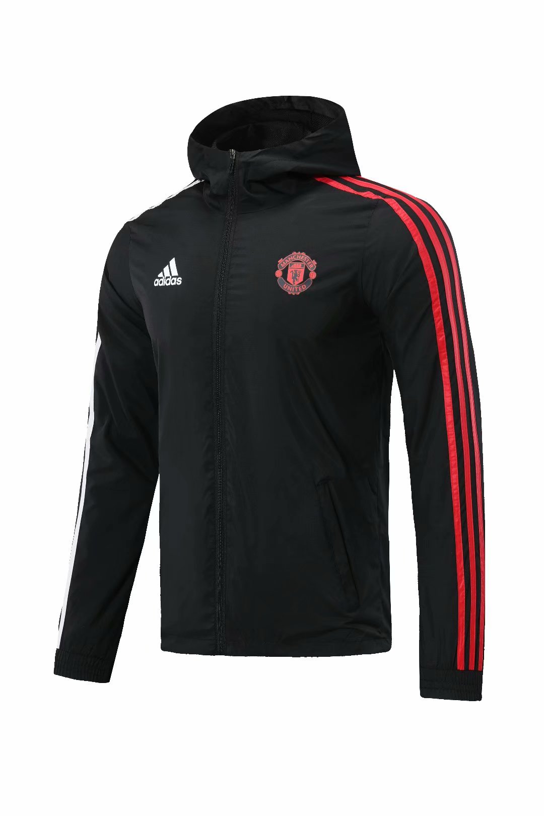 20-21 Manchester United Black Windbreaker Jacket Thai Quality - leoleo123123