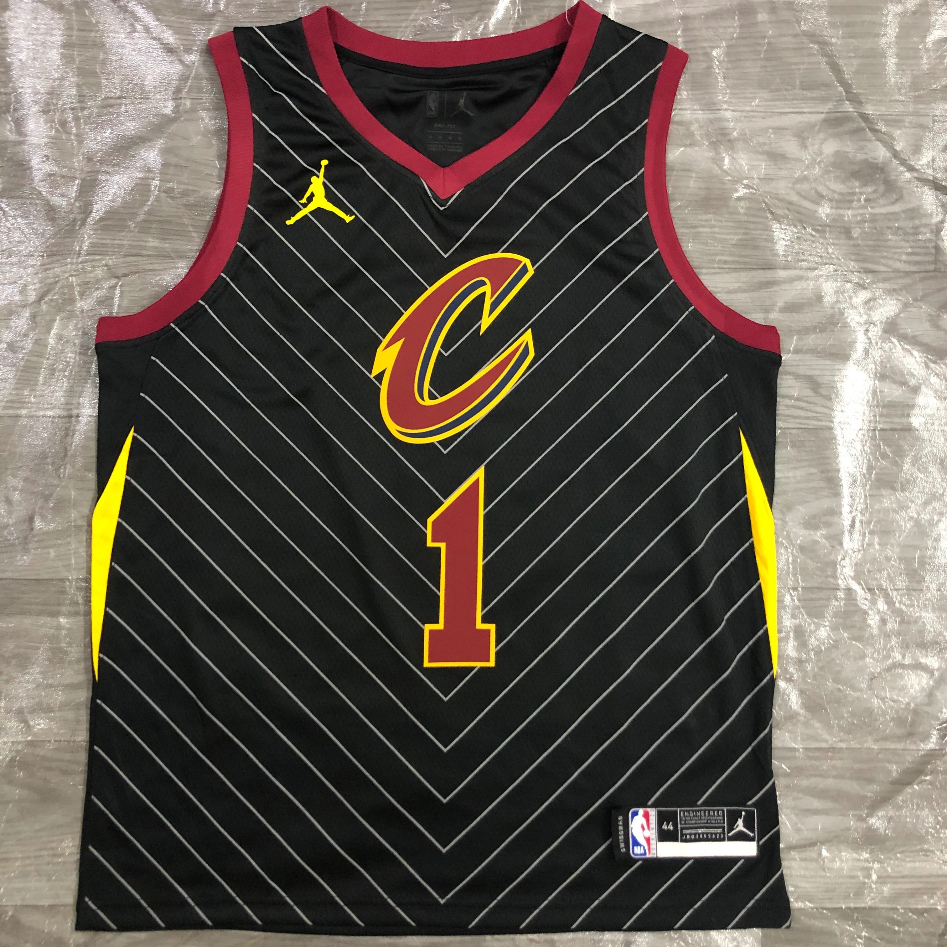 NBA Men Season 2021 Cleveland Cavaliers Black #1 ROSE Jersey High Quality Name and Number Print - leoleo123123