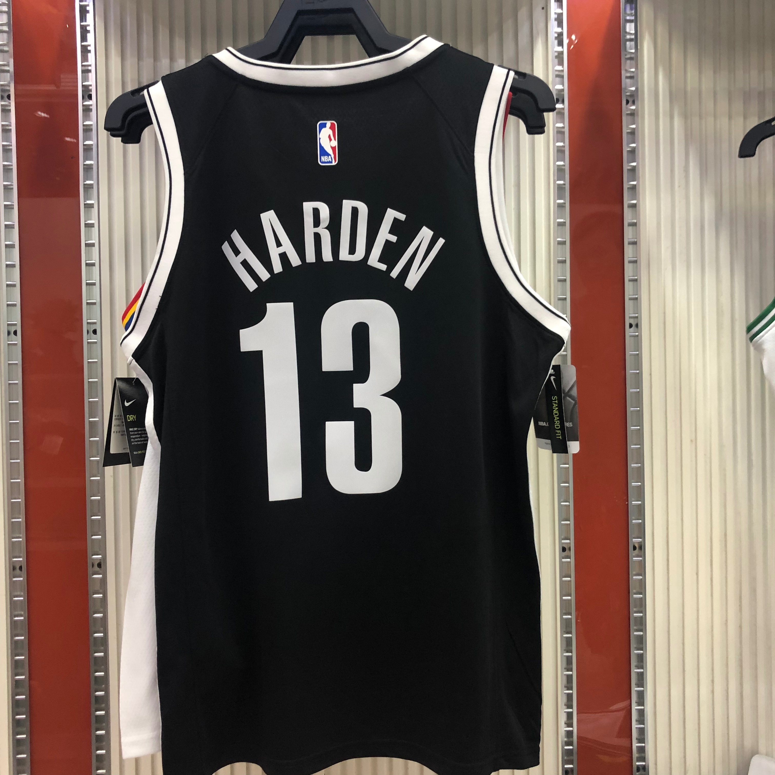 NBA Men New Brooklyn Nets Black #13 HARDEN Jersey High Quality Name and Number Print - leoleo123123