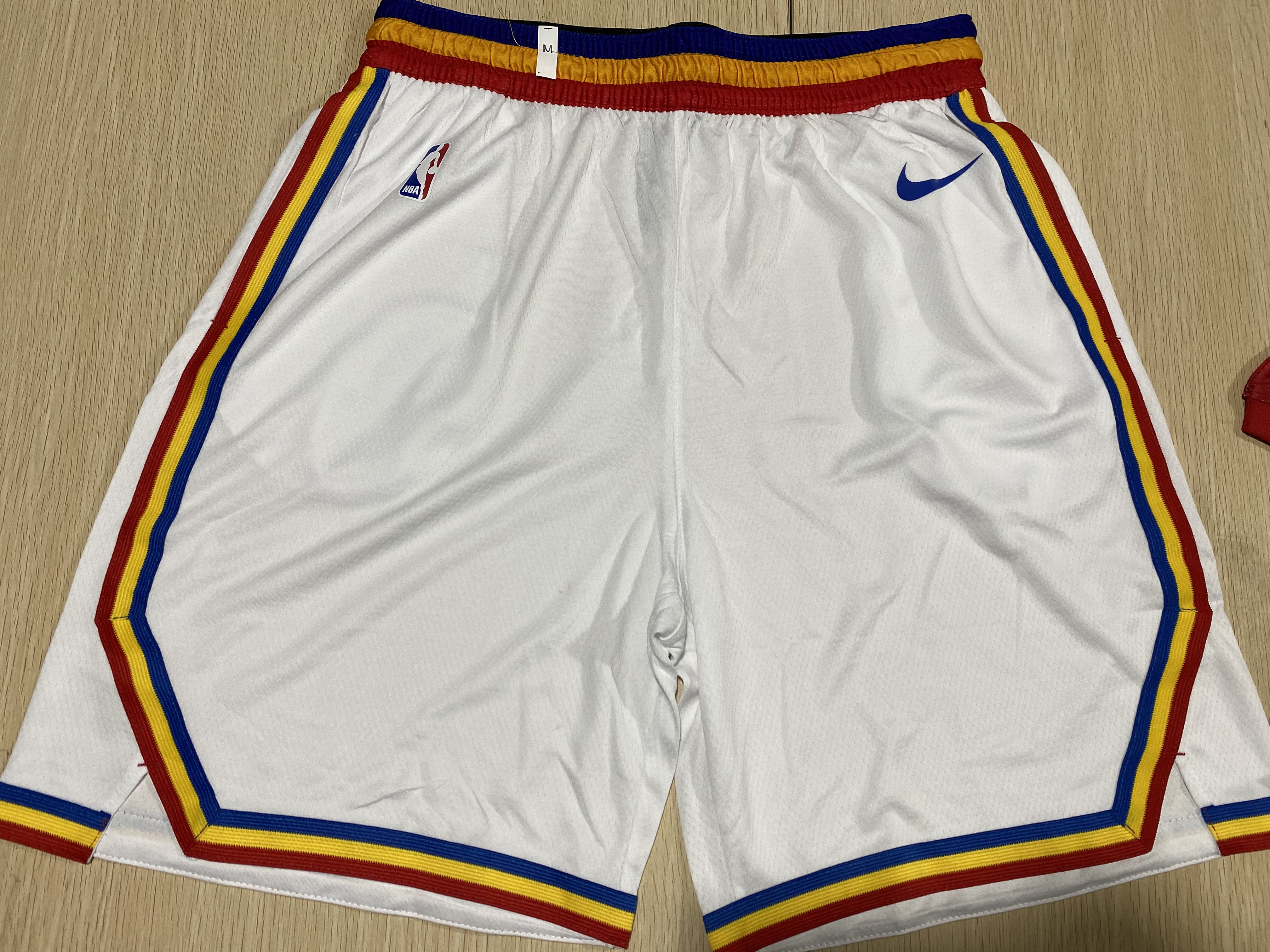 NBA Men Golden State Warriors New Model Retro White Jersey High Quality Name and Number Print - leoleo123123