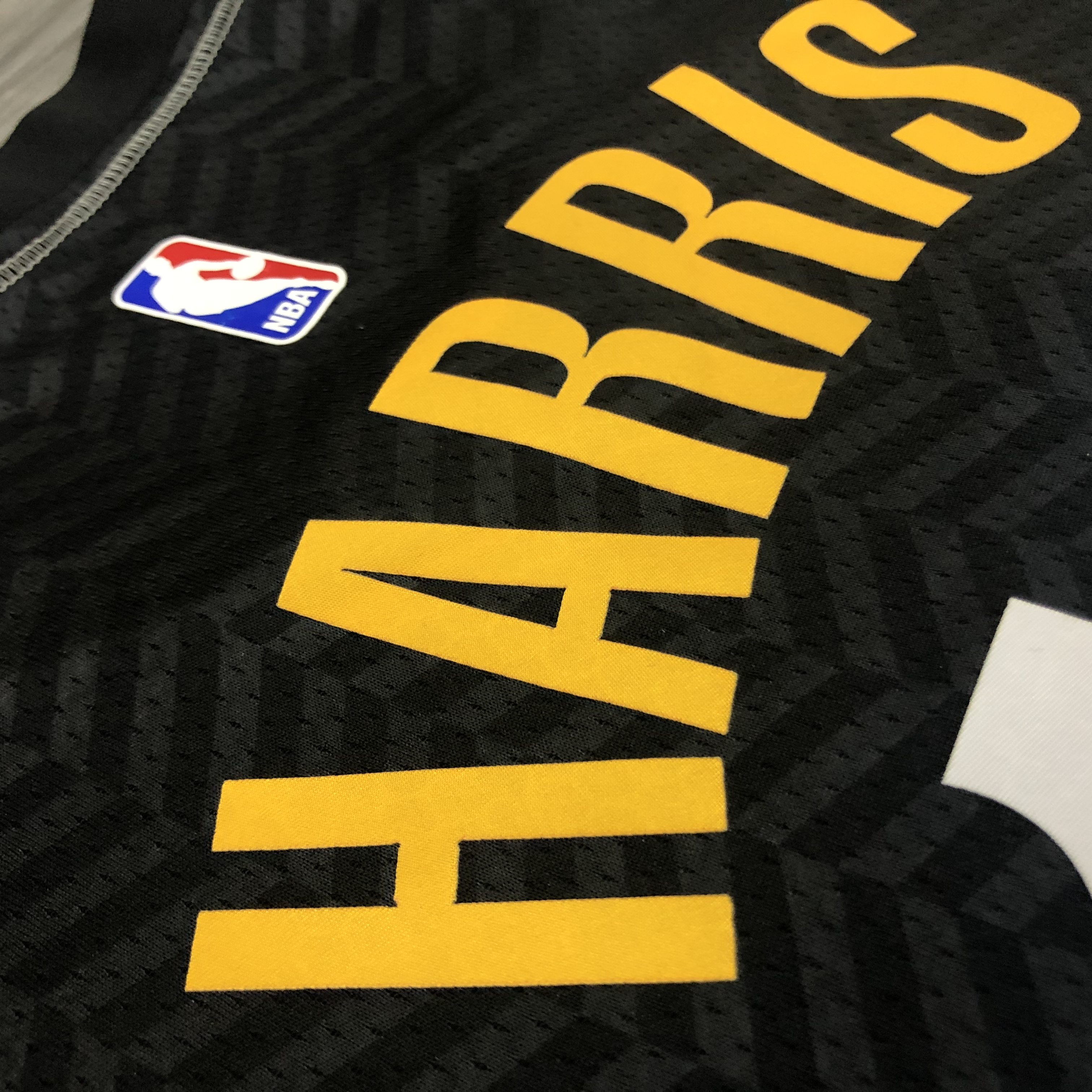 NBA Men Season 2021 Brooklyn Nets Black City #12 HARRIS Jersey High Quality Name and Number Print - leoleo123123